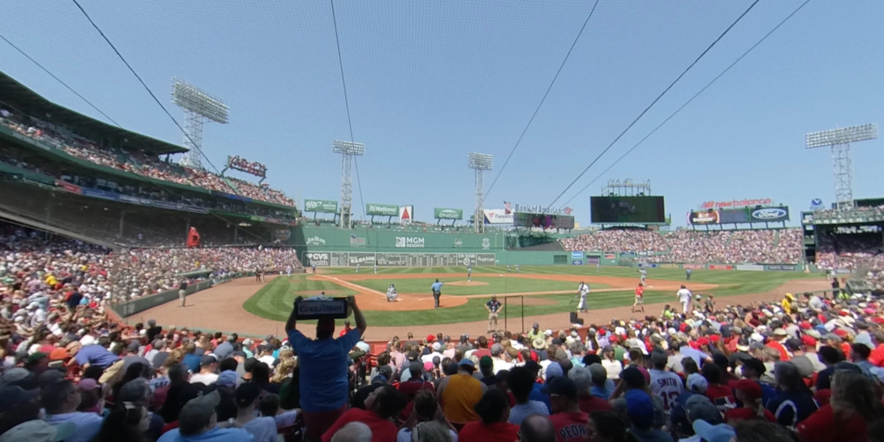 field box 40 panoramic seat view  for baseball - fenway park