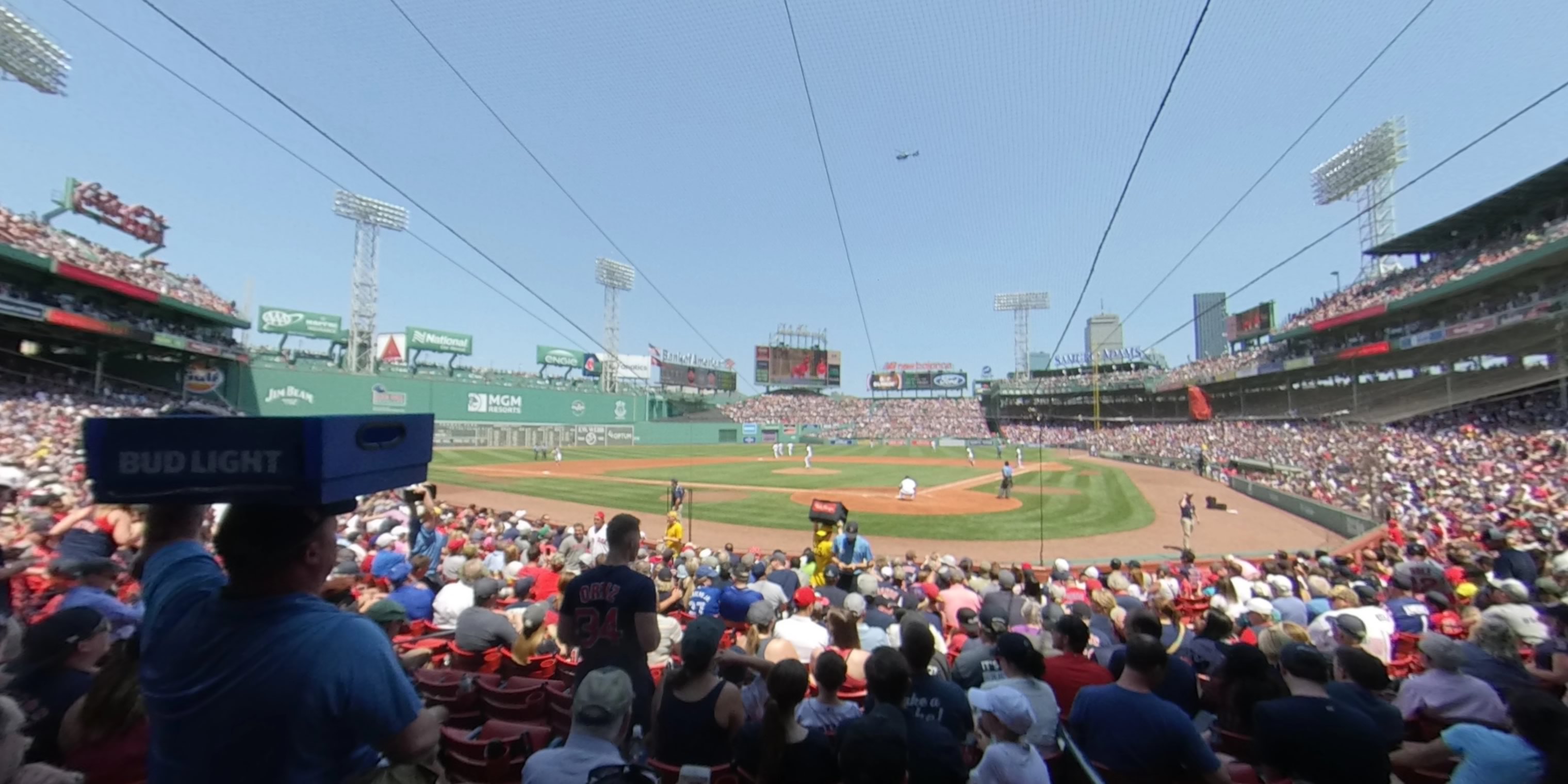 field box 48 panoramic seat view  for baseball - fenway park