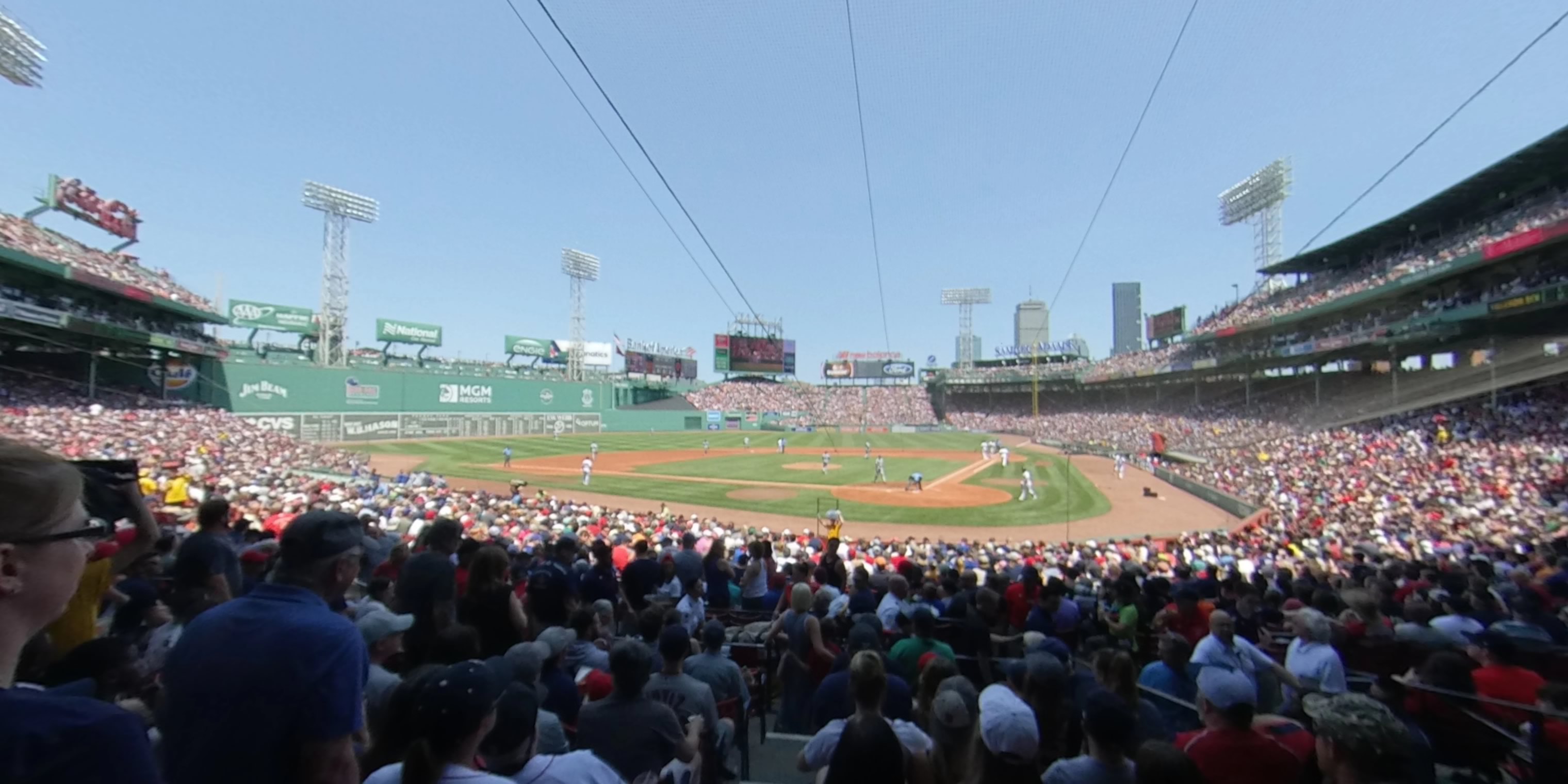 loge box 134 panoramic seat view  for baseball - fenway park