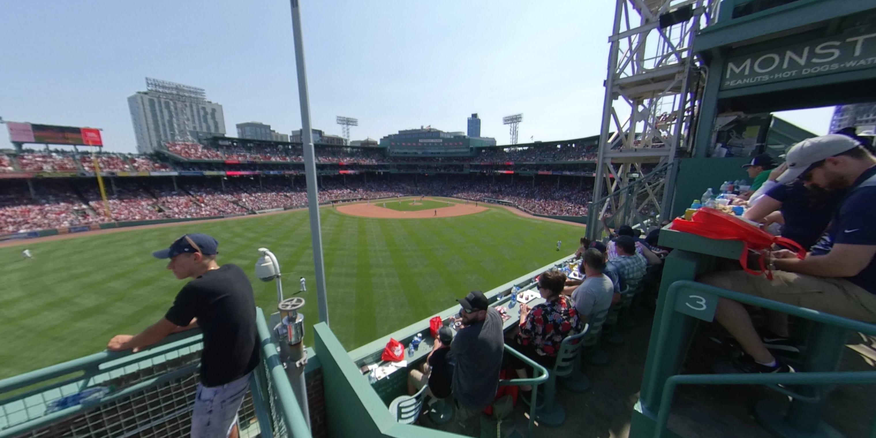 monster seats 10 panoramic seat view  for baseball - fenway park