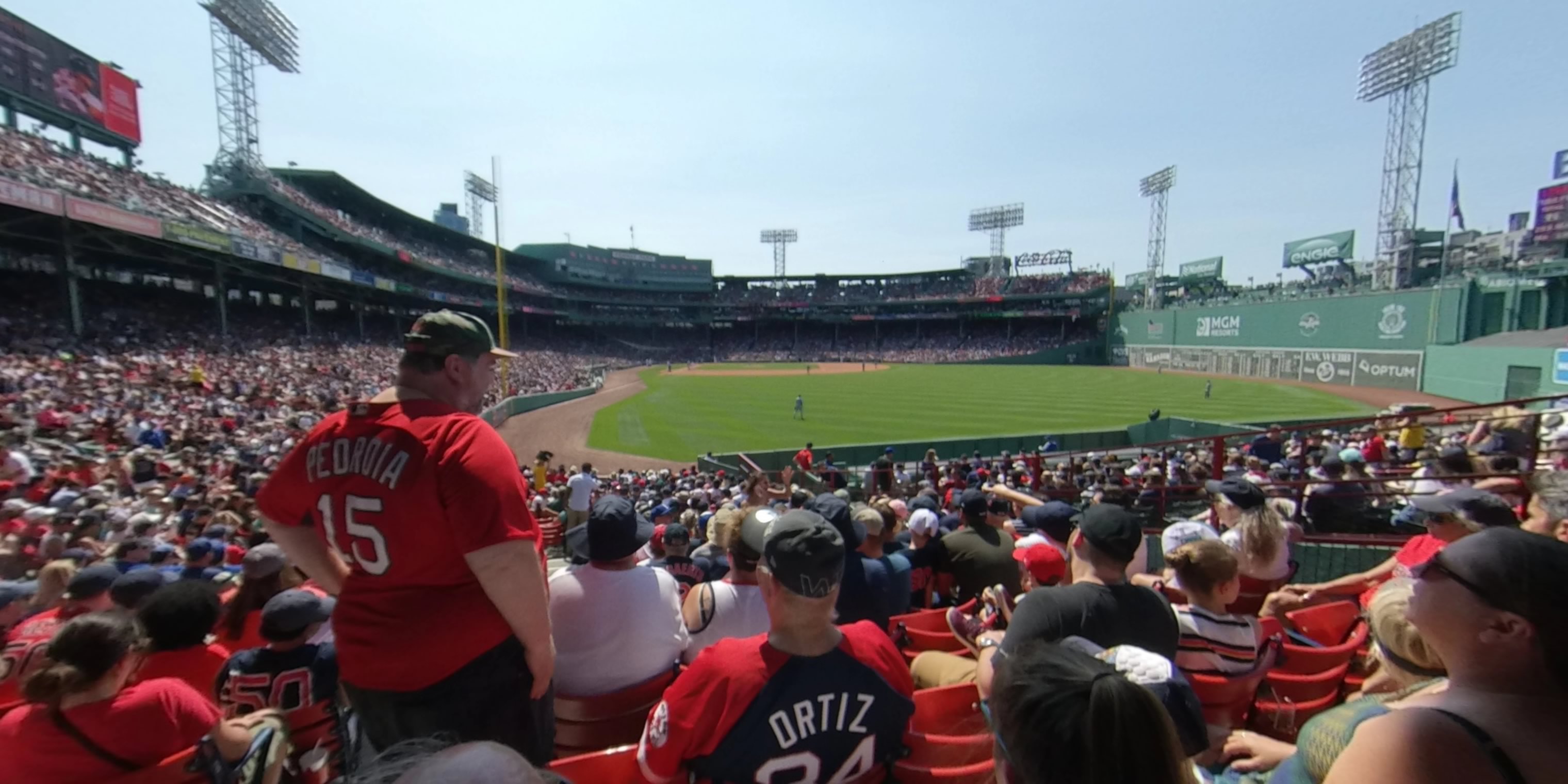 right field box 87 panoramic seat view  for baseball - fenway park