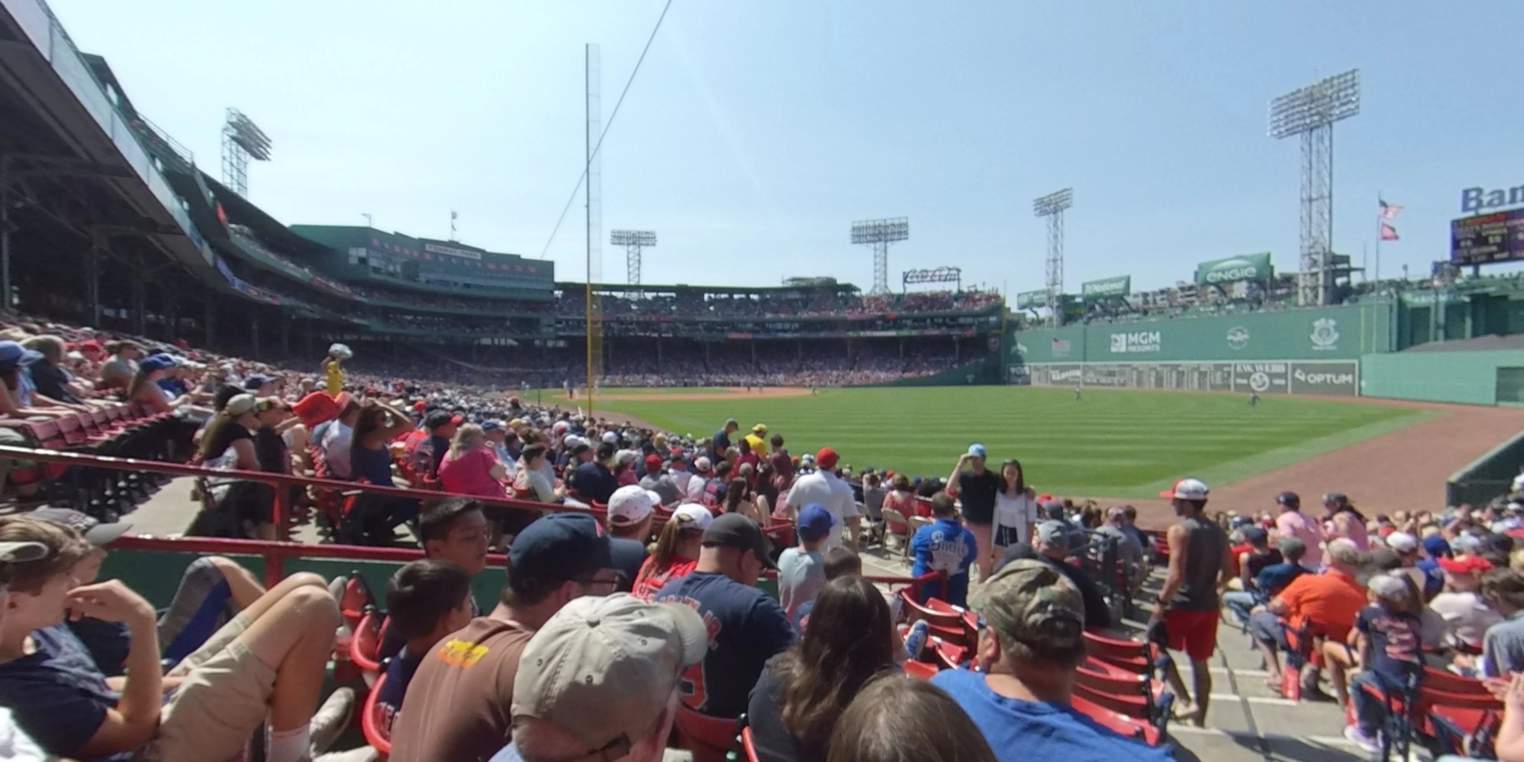 right field box 89 panoramic seat view  for baseball - fenway park