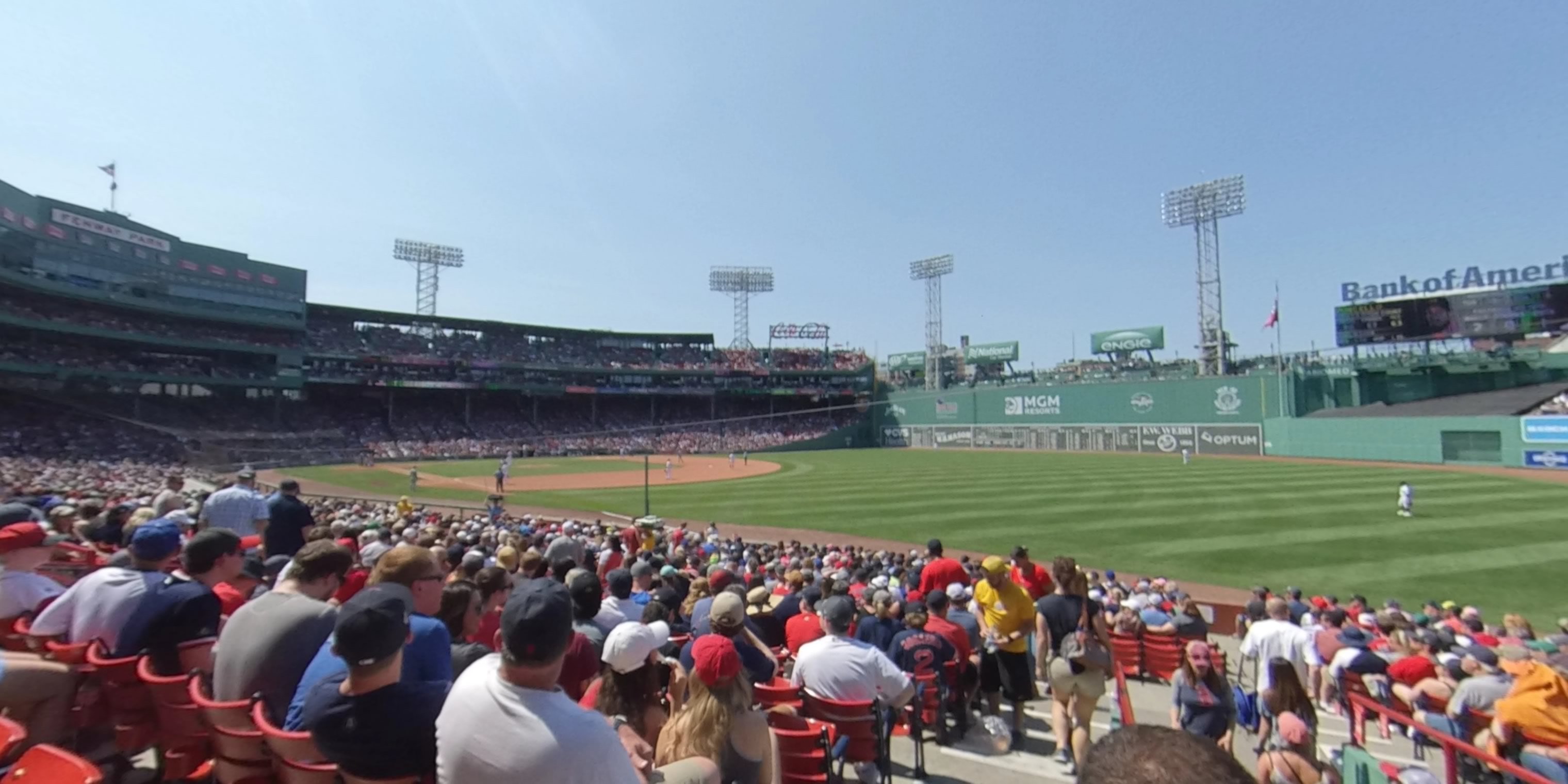 right field box 94 panoramic seat view  for baseball - fenway park