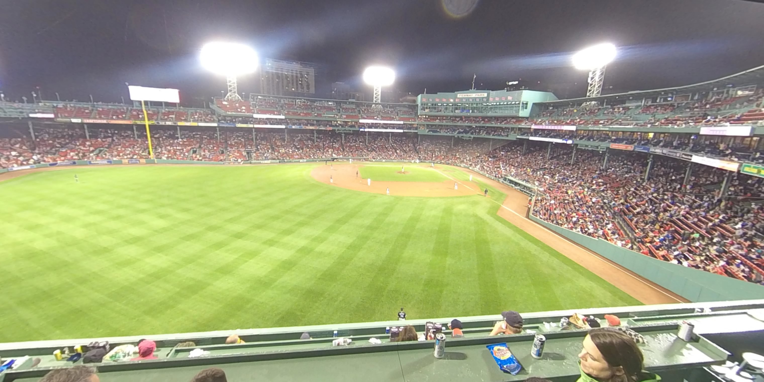 Watch: Ball gets lodged in light in Fenway Park's Green Monster
