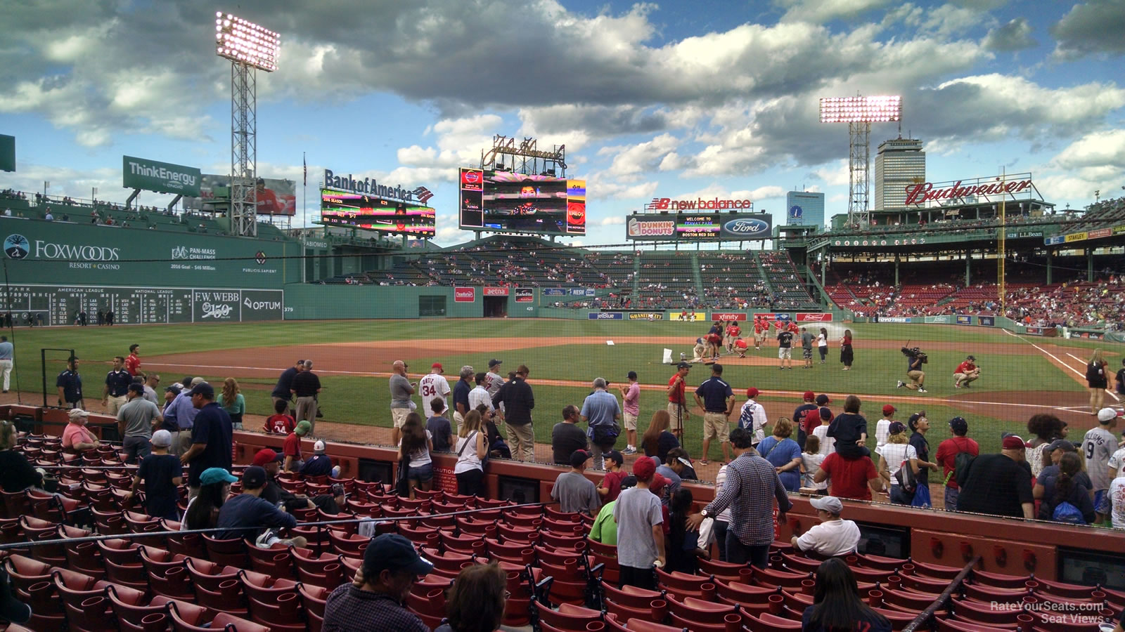 Field Box 3 at Fenway Park 