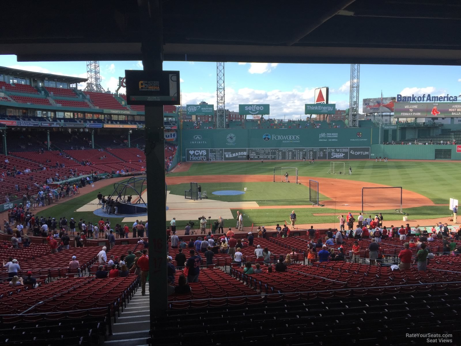 Fenway Park, section Grandstand 16, home of Boston Red Sox, page 1