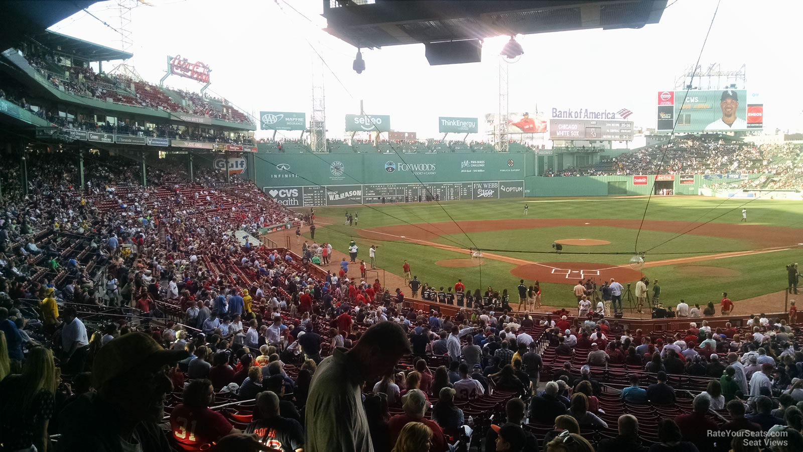 1933-The Old Grandstand Seats at Fenway-No, it's not just you, we