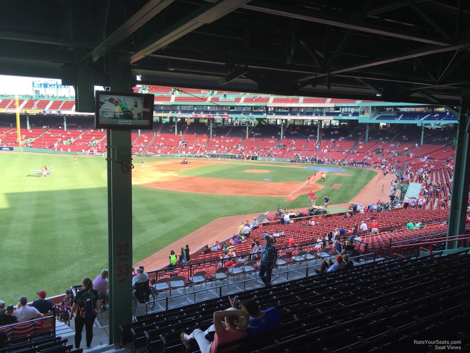 1933-The Old Grandstand Seats at Fenway-No, it's not just you, we