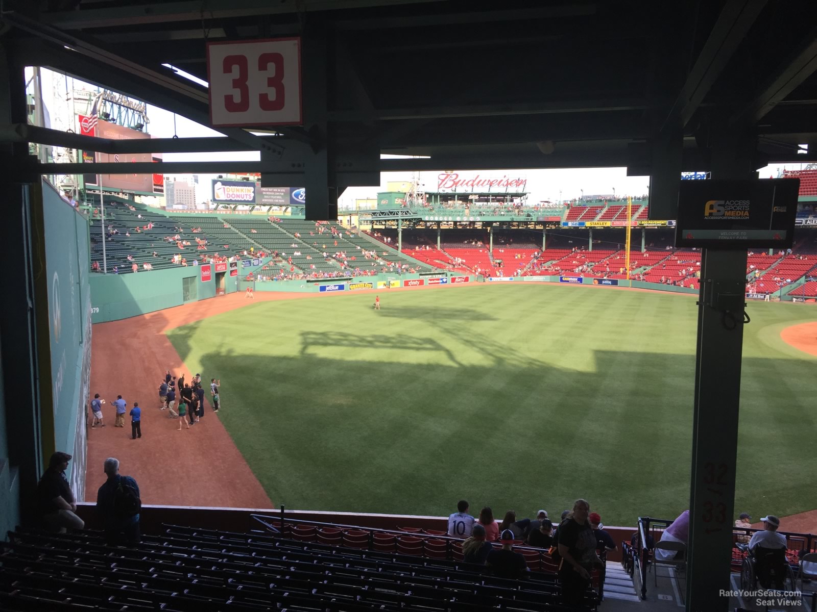 1933-The Old Grandstand Seats at Fenway-No, it's not just you, we