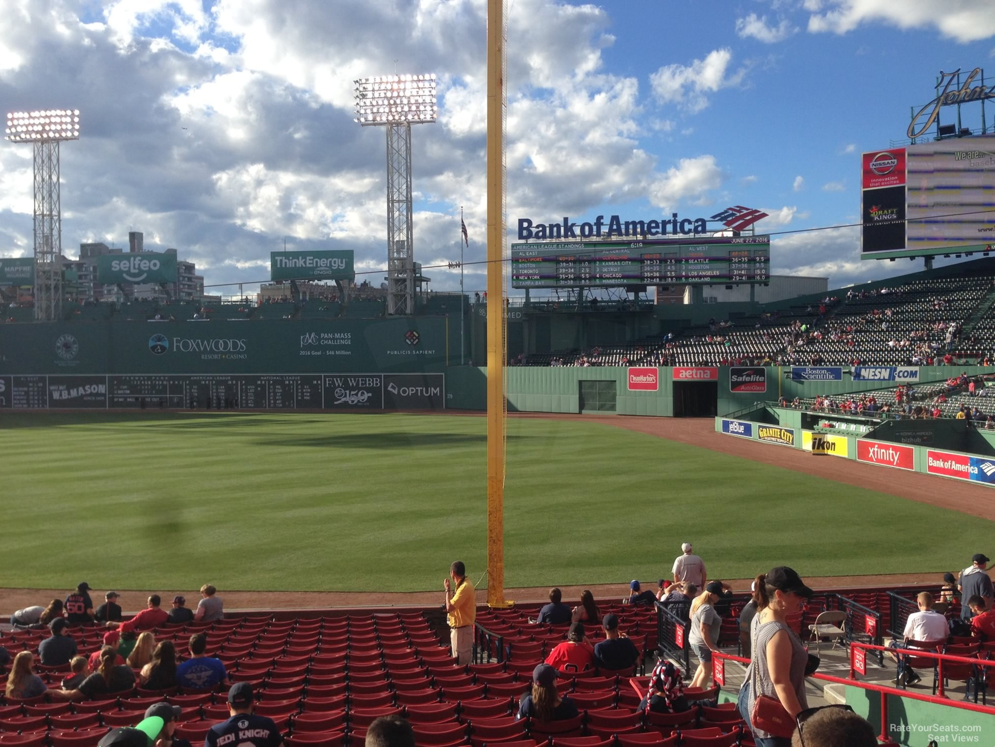 Fenway Park Right Field Boxes 