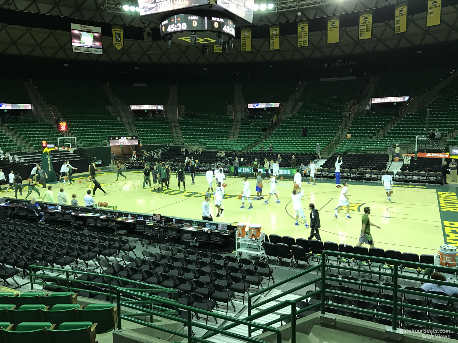 section 111, row 10 seat view  - ferrell center