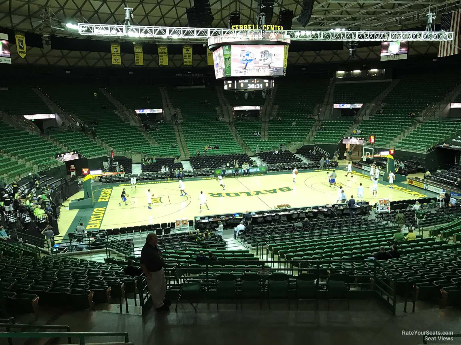 section 114, row 24 seat view  - ferrell center
