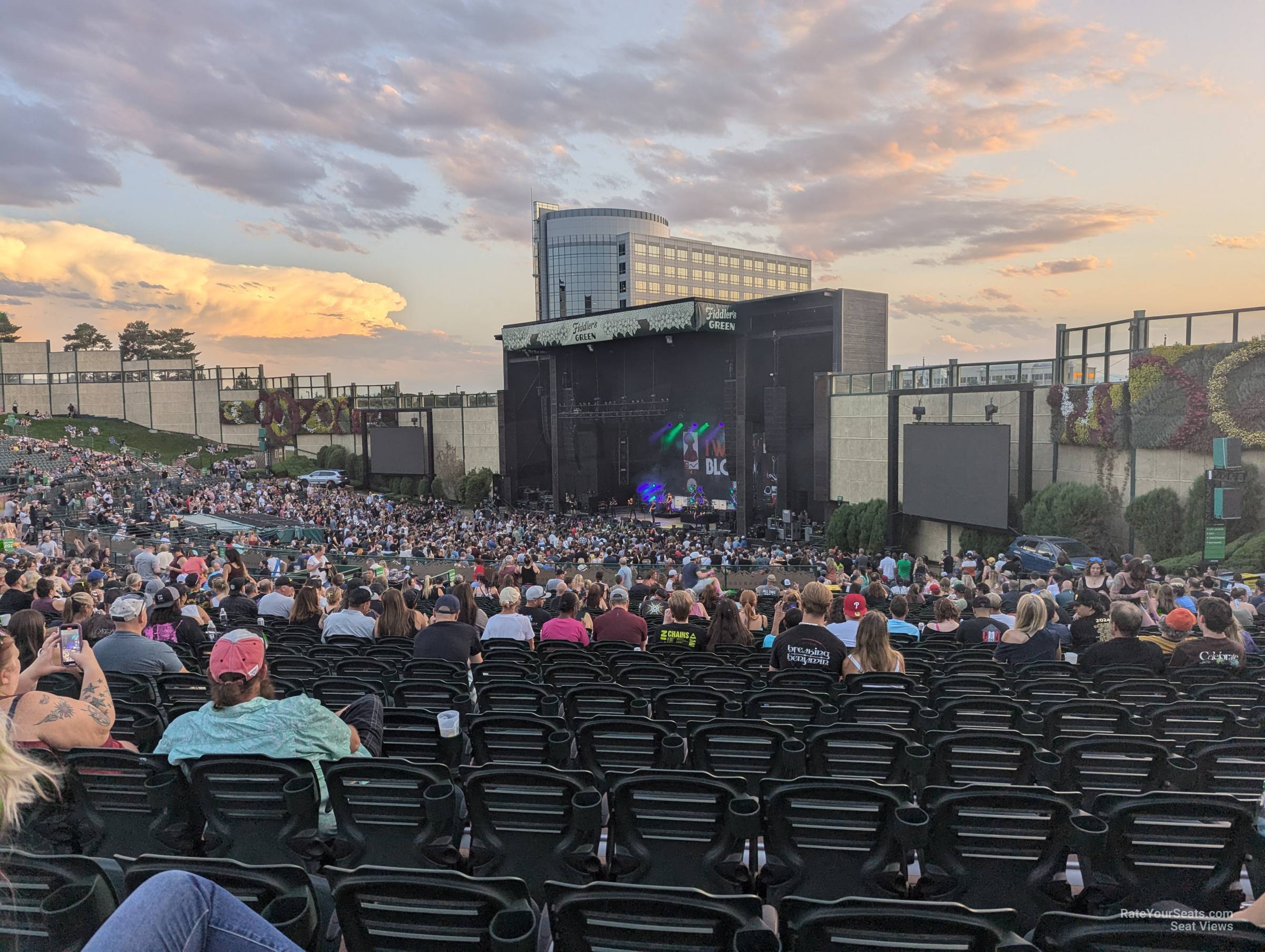 section 201, row s seat view  - fiddler