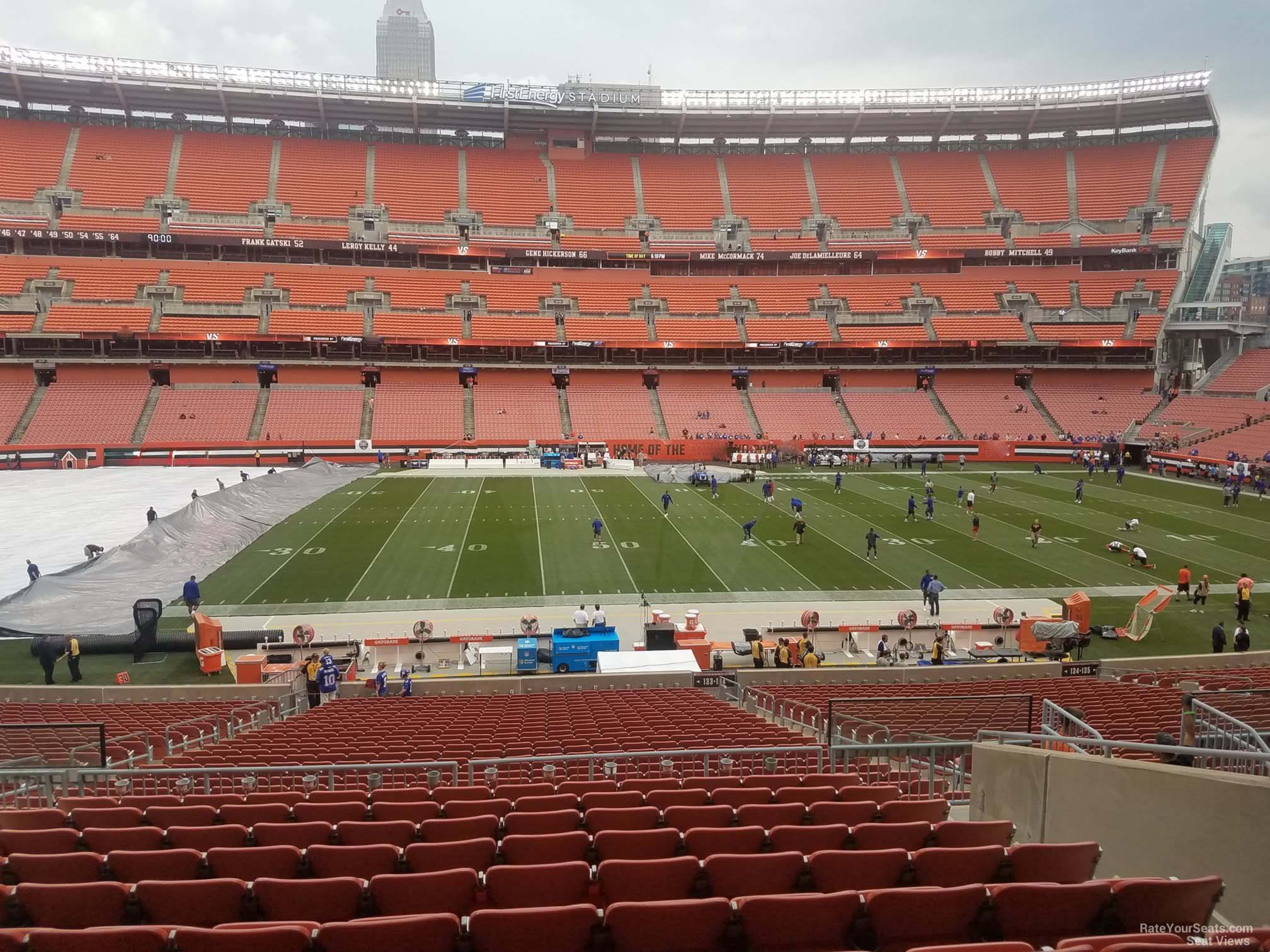 Buy Browns PSLs in section 133, row 14, seats 13-14