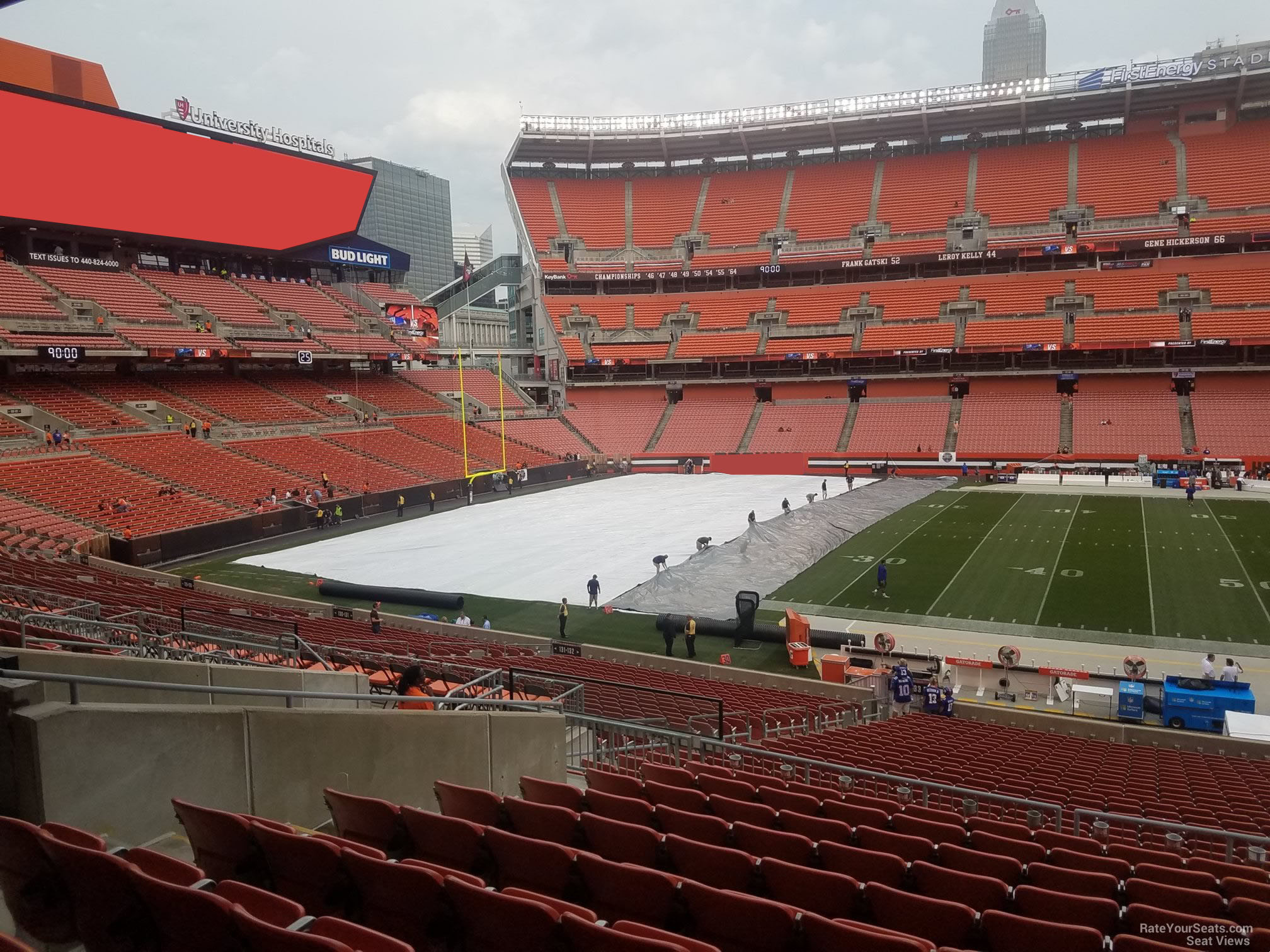 Section 133 at Cleveland Browns Stadium 