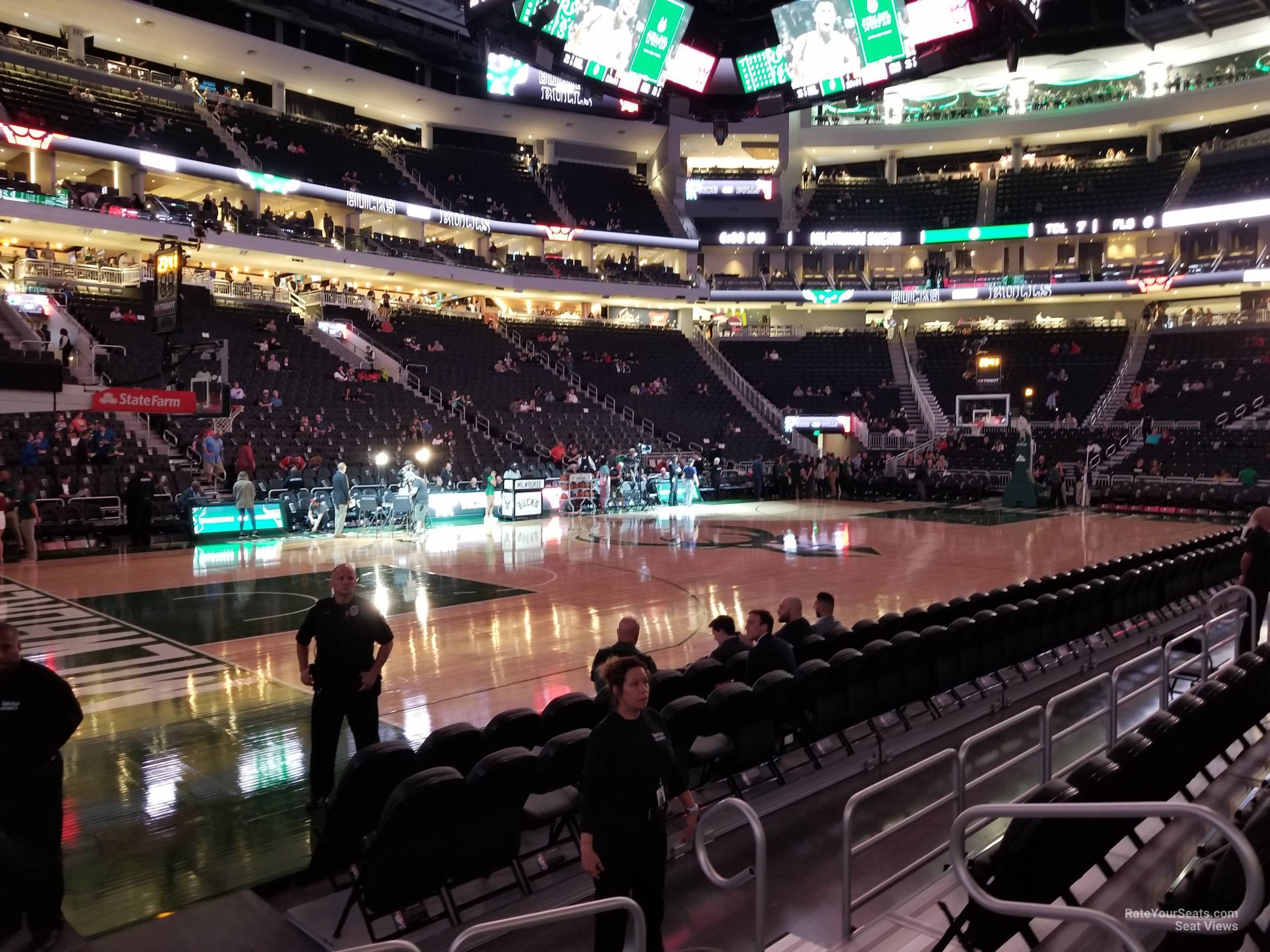 Section 108 at Fiserv Forum RateYourSeats