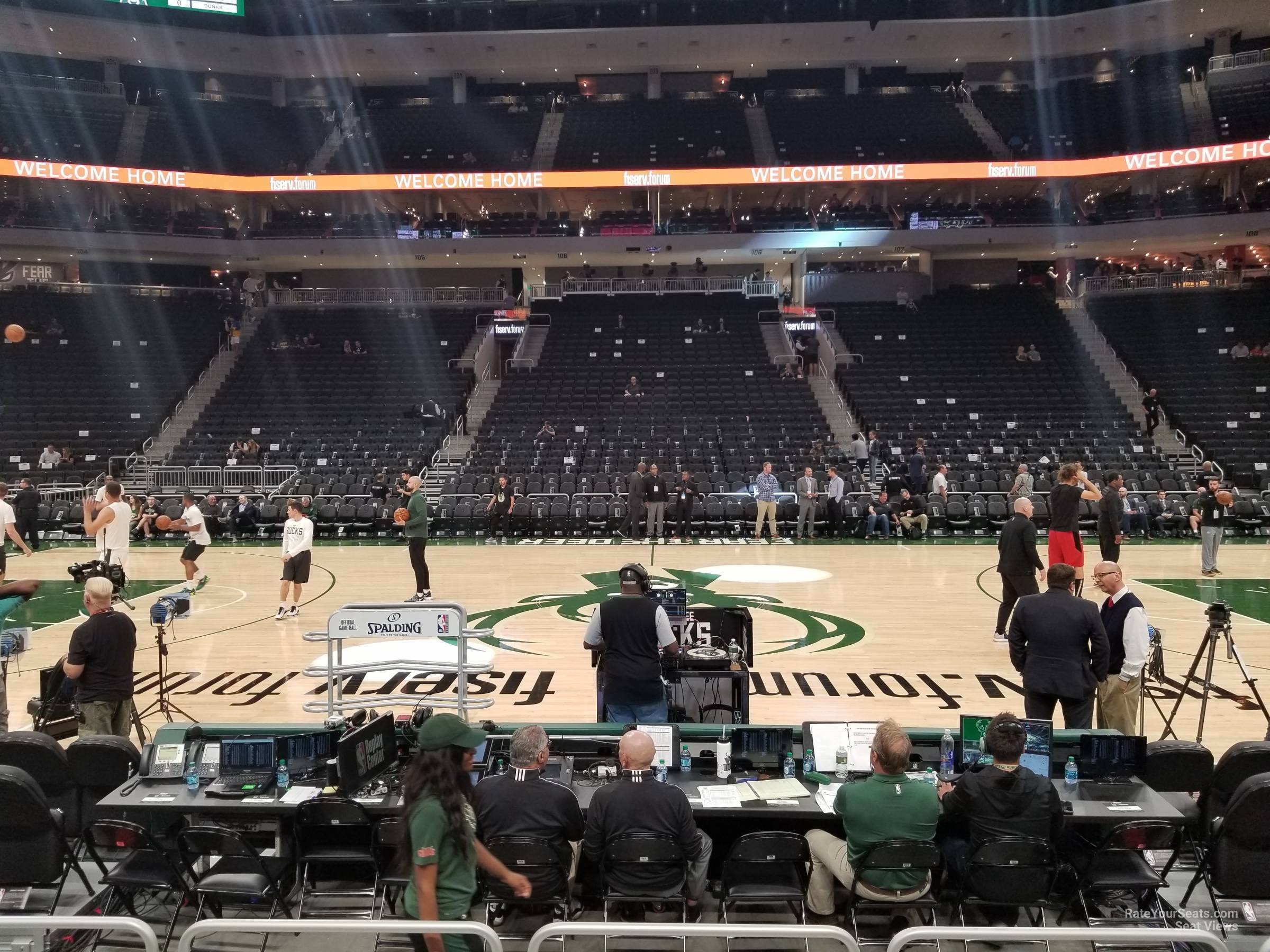 Fiserv Forum Section 117 - Milwaukee Bucks - RateYourSeats.com