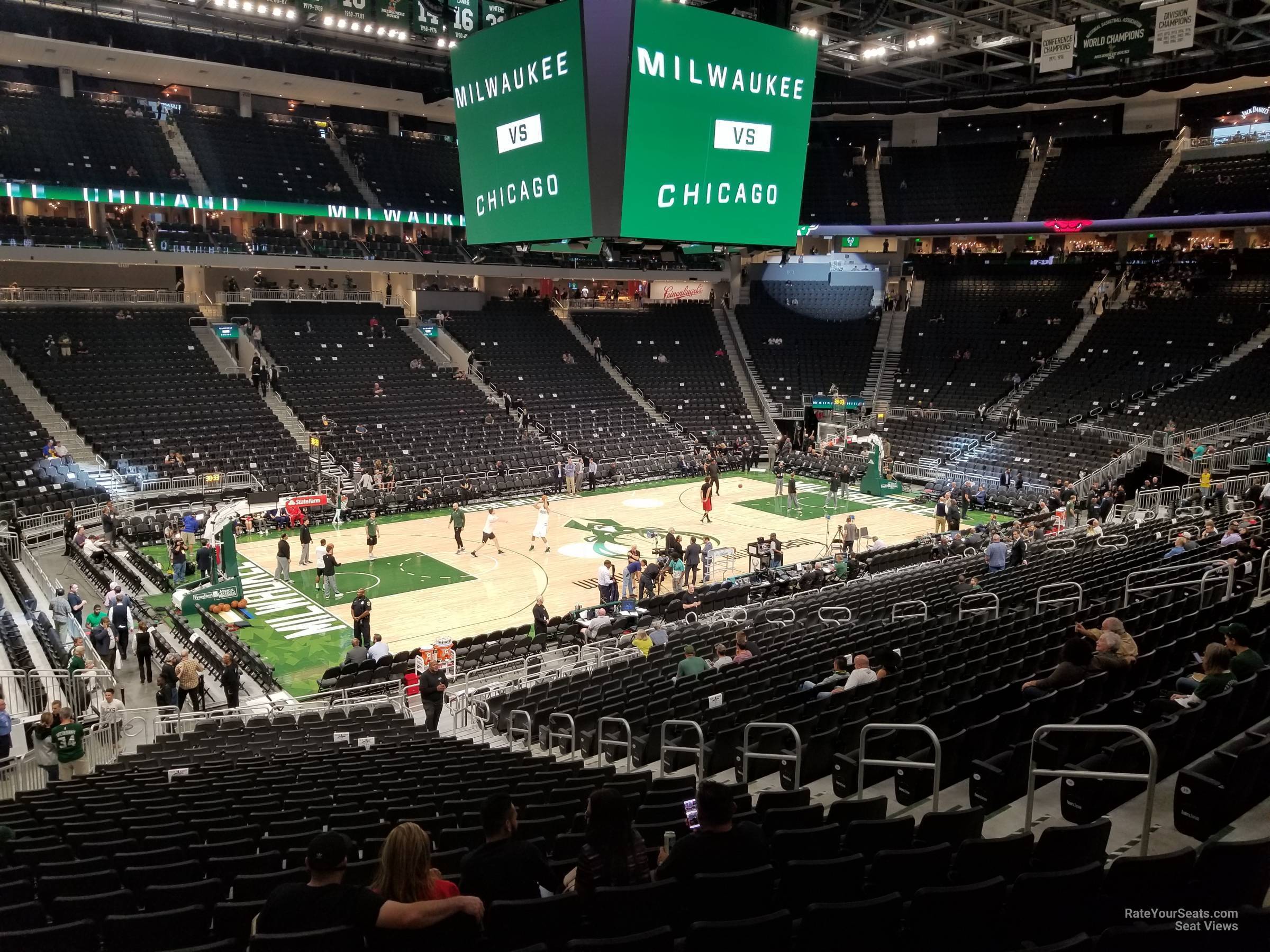 Fiserv Forum Section 119 - Milwaukee Bucks - RateYourSeats.com