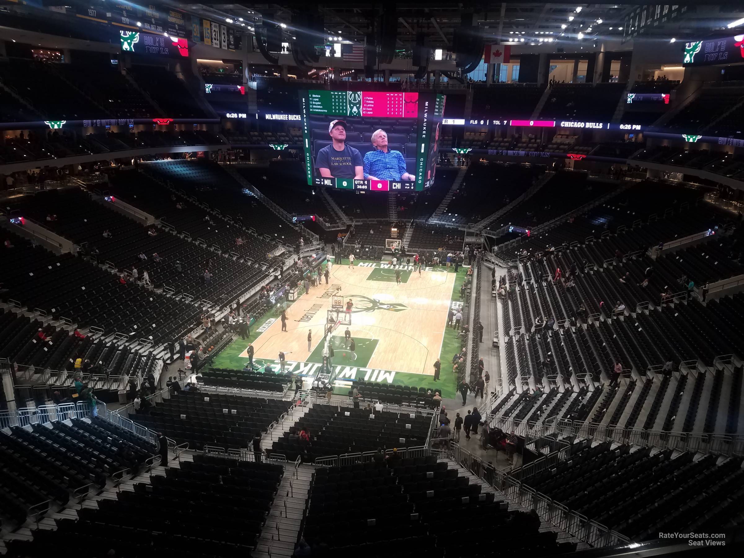 The Fiserv Forum is pretty amazing. This pic is from their