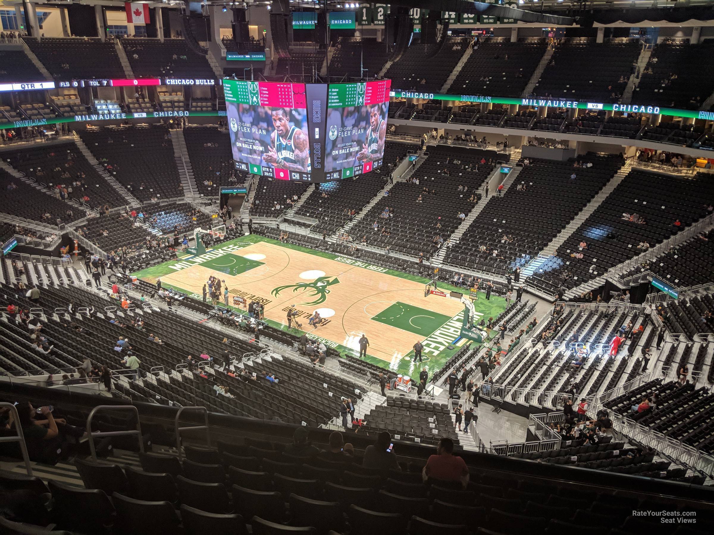 Fiserv Forum Section 219 Milwaukee Bucks