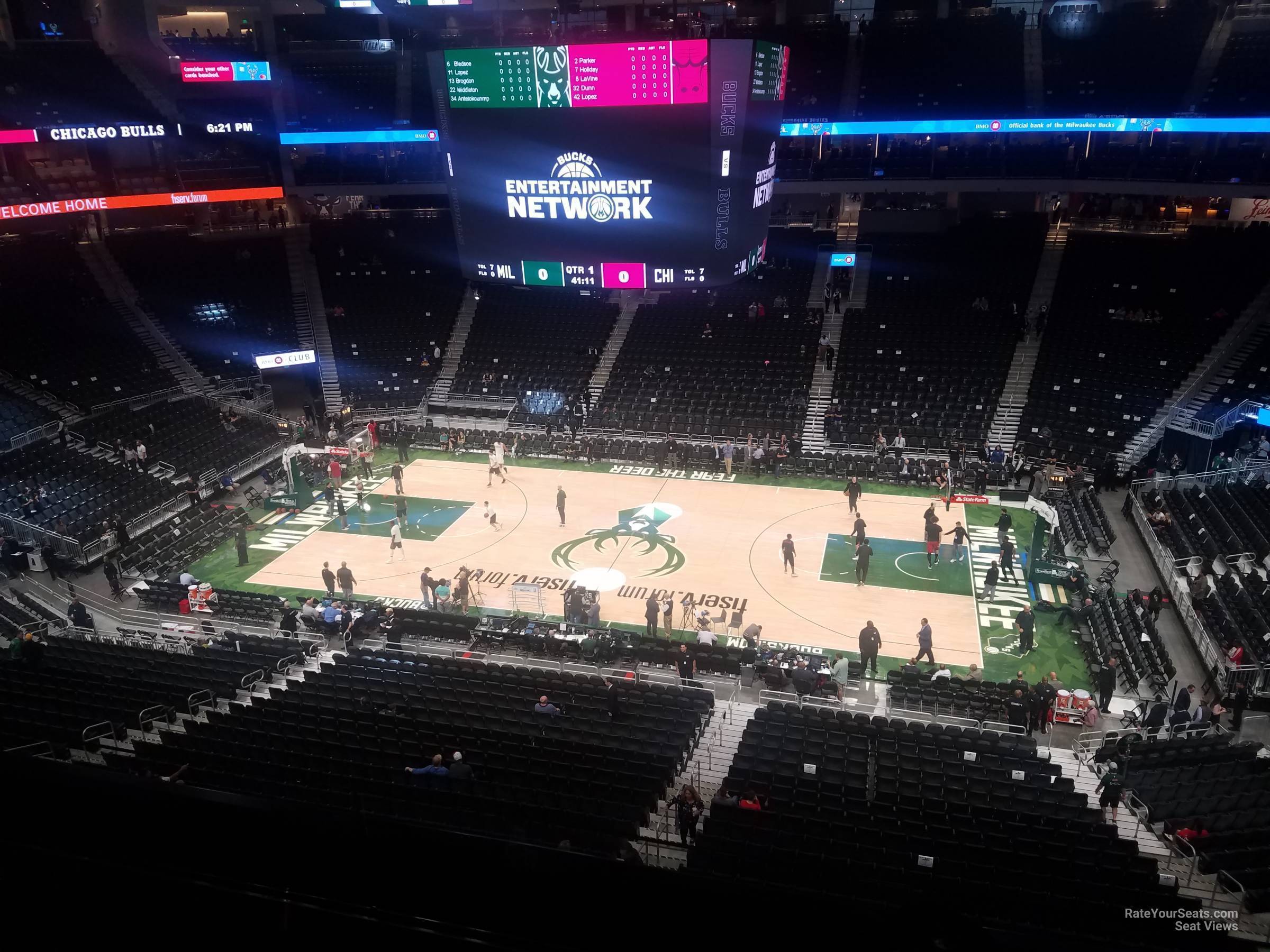 Section 221 at Fiserv Forum Milwaukee Bucks