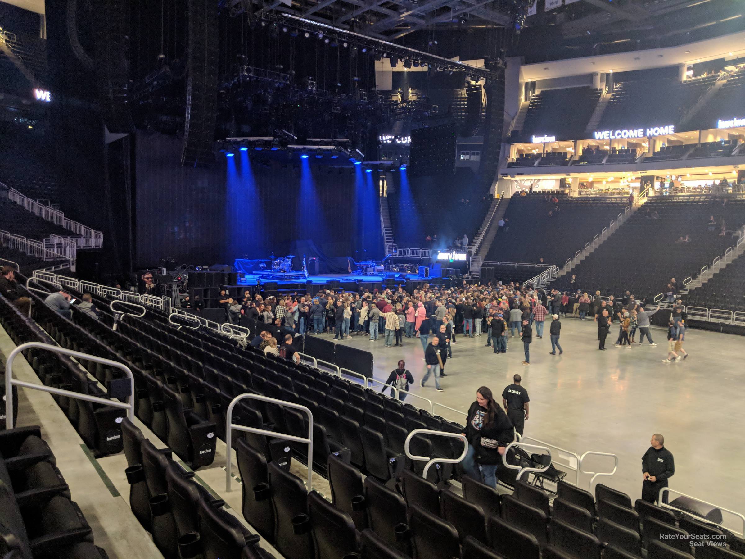 Section 105 at Fiserv Forum for Concerts