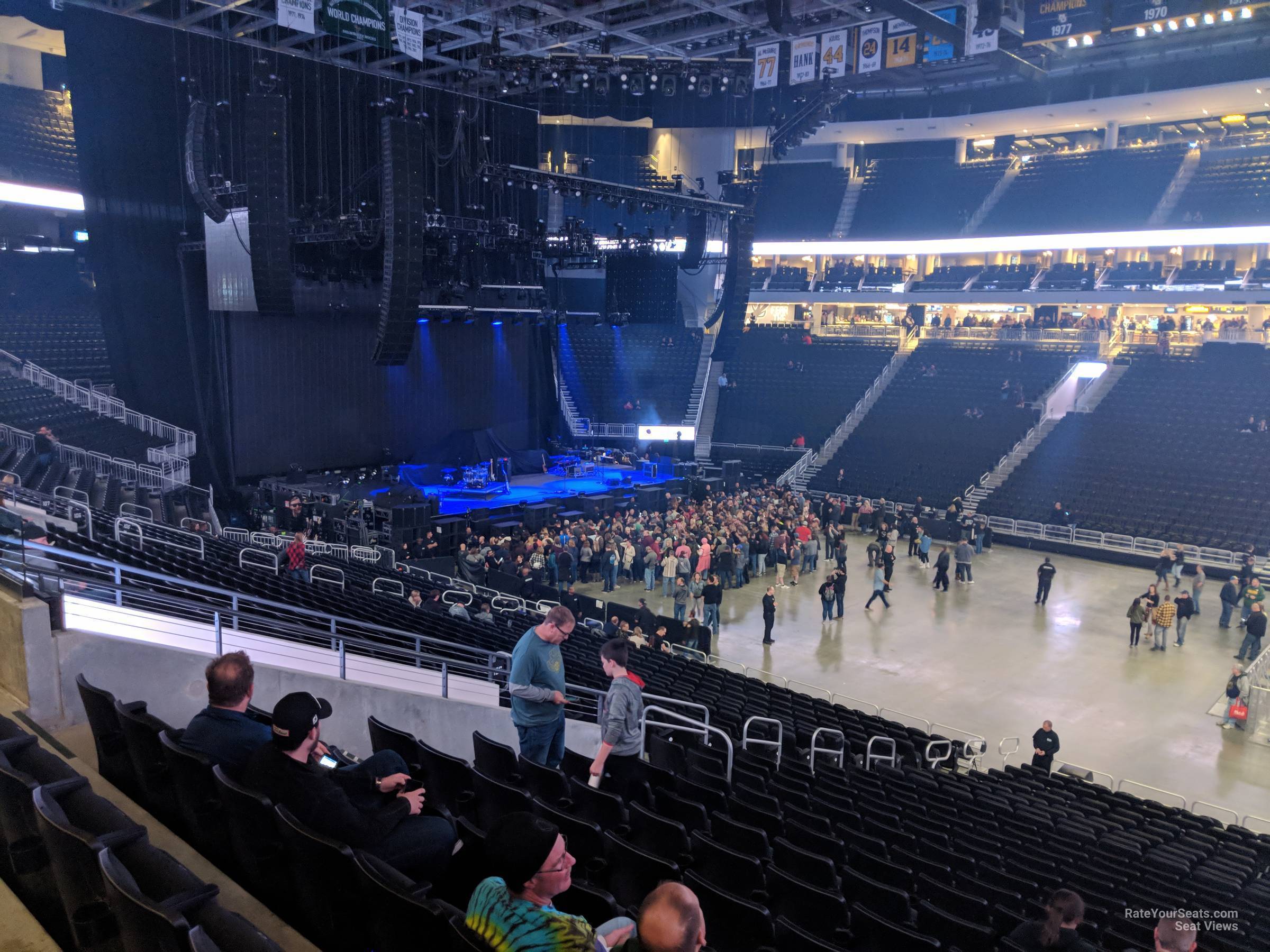 Fiserv Forum Section 105 Concert Seating