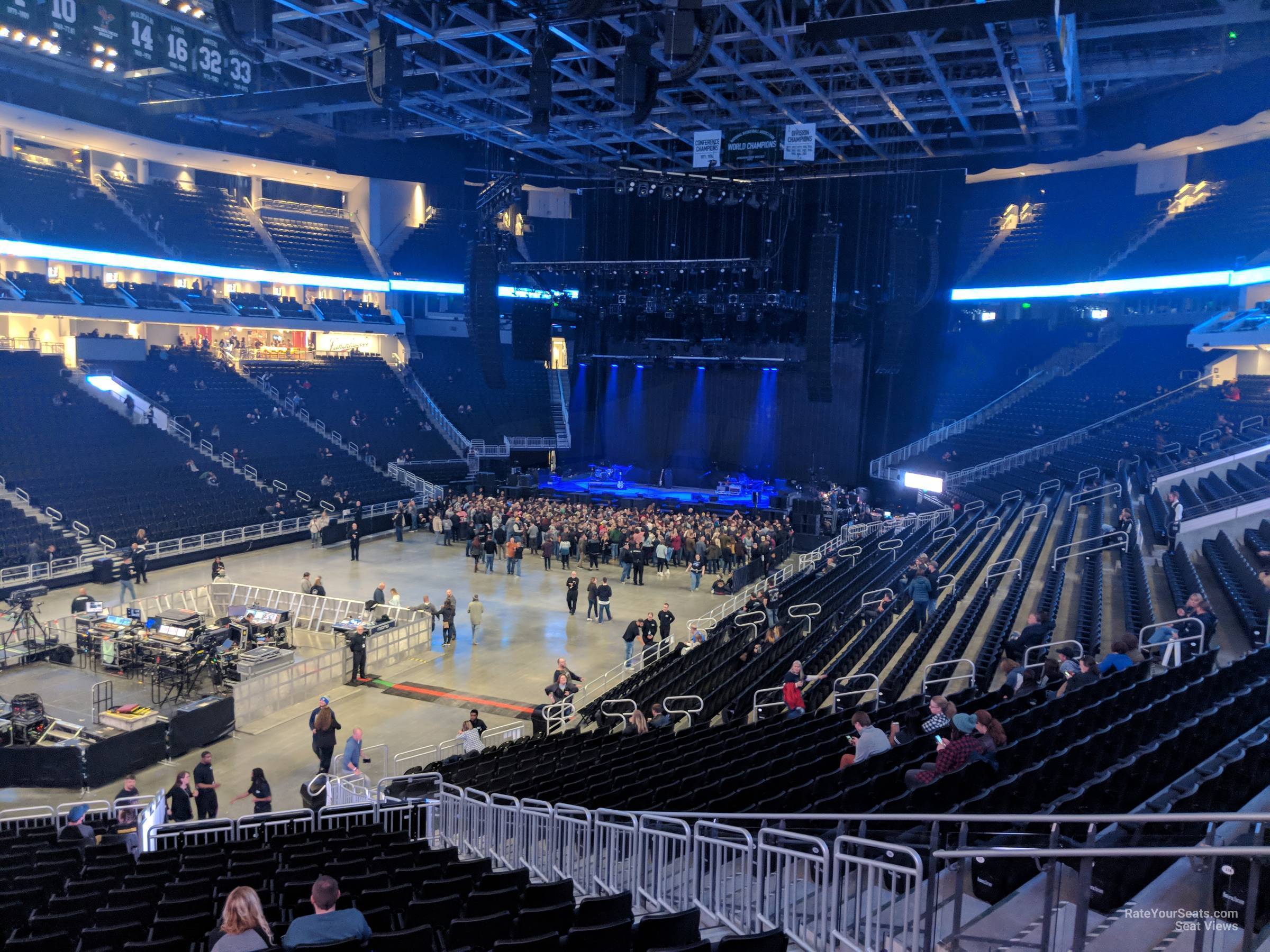 Fiserv Forum Section 120 Concert Seating