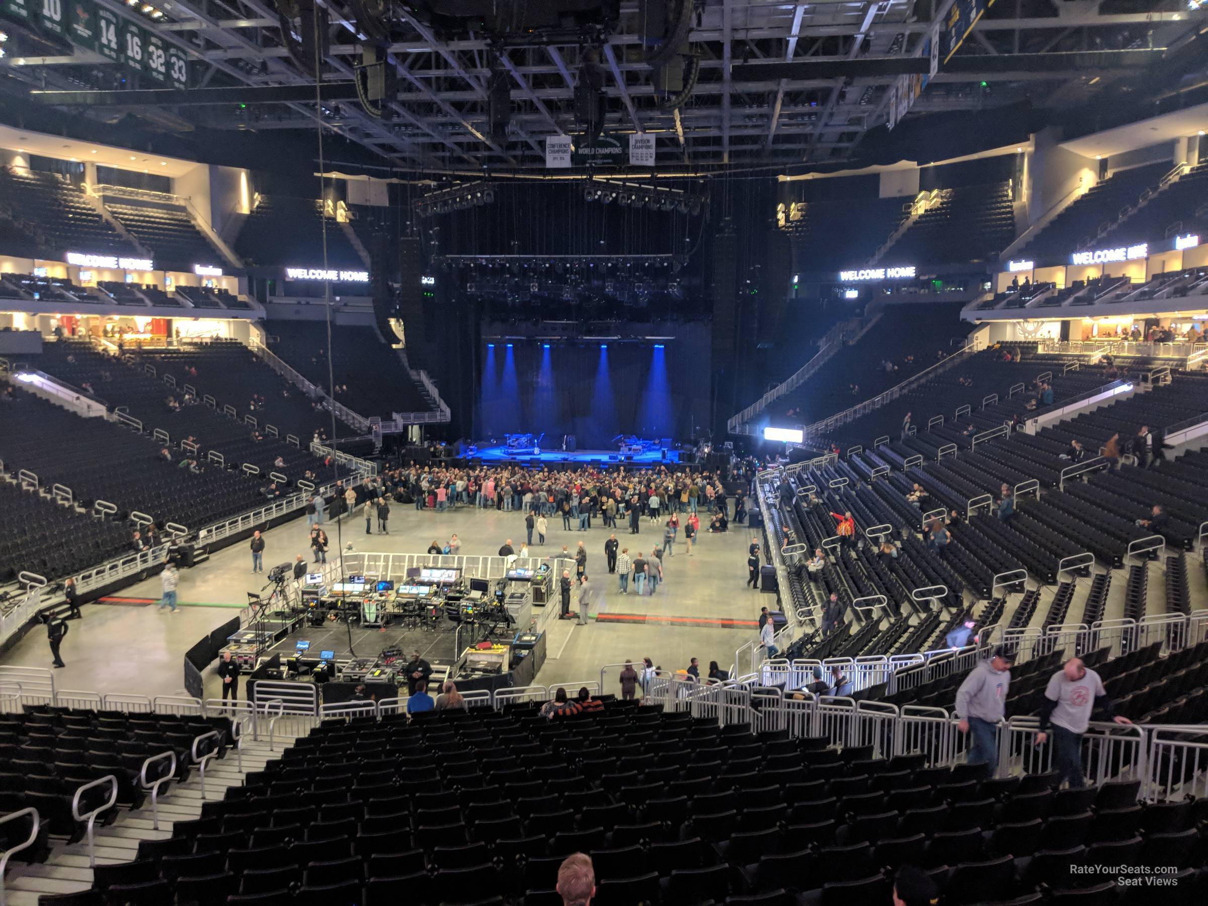 Section 121 at Fiserv Forum for Concerts