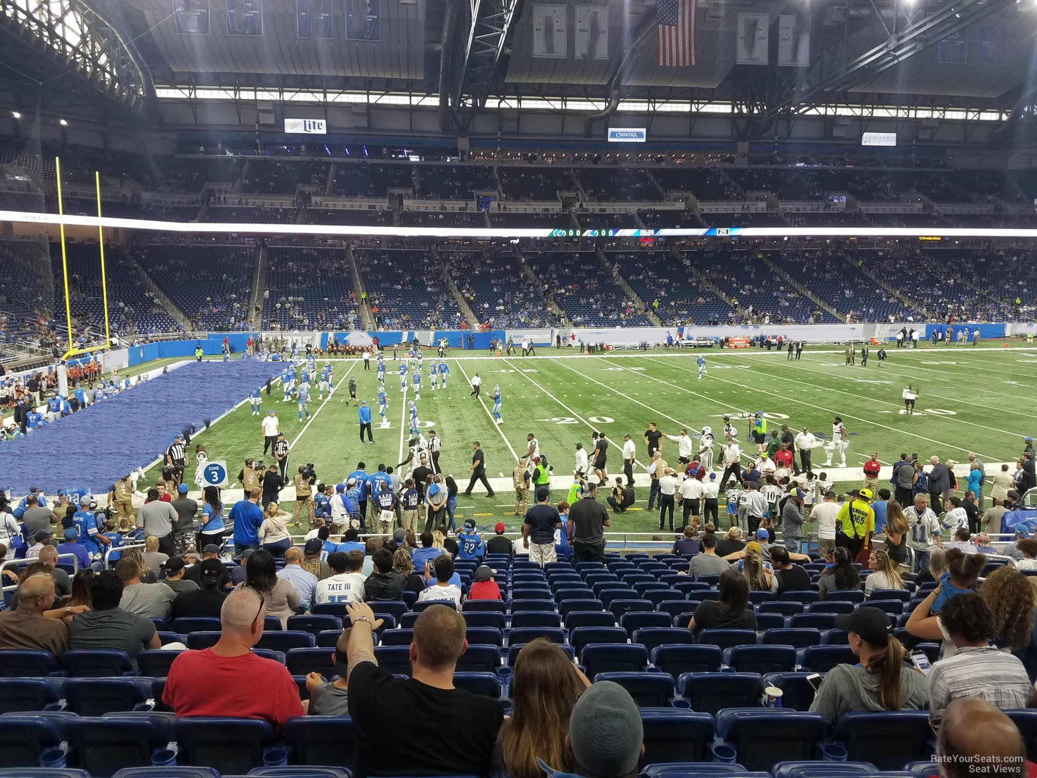 Ford Field Section 103 - Detroit Lions - RateYourSeats.com