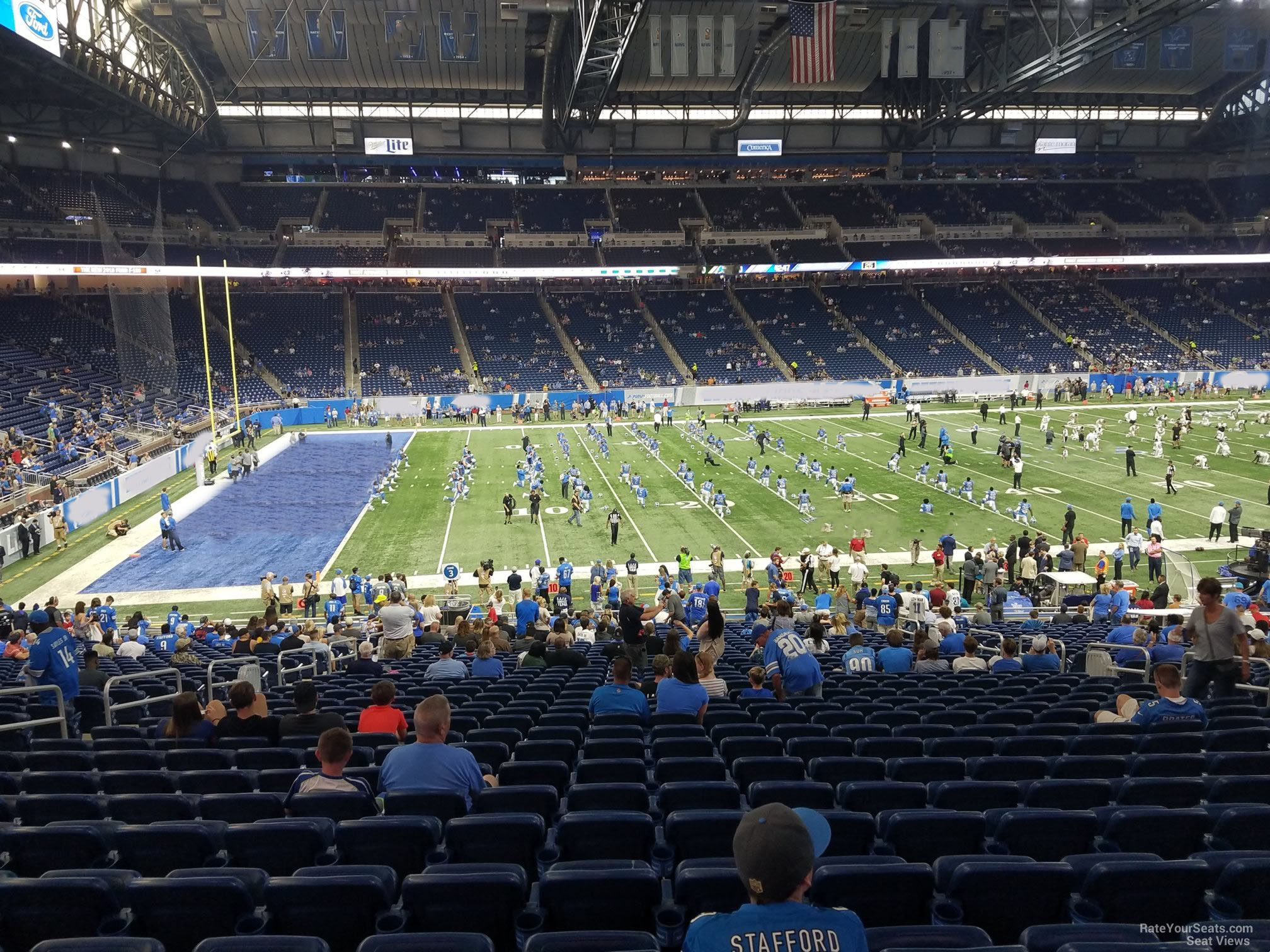 Section 103 at Ford Field 