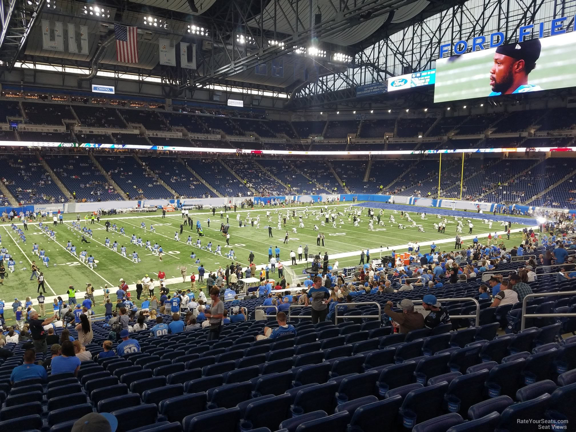 Ford Field Seating Chart + Section, Row & Seat Number Info