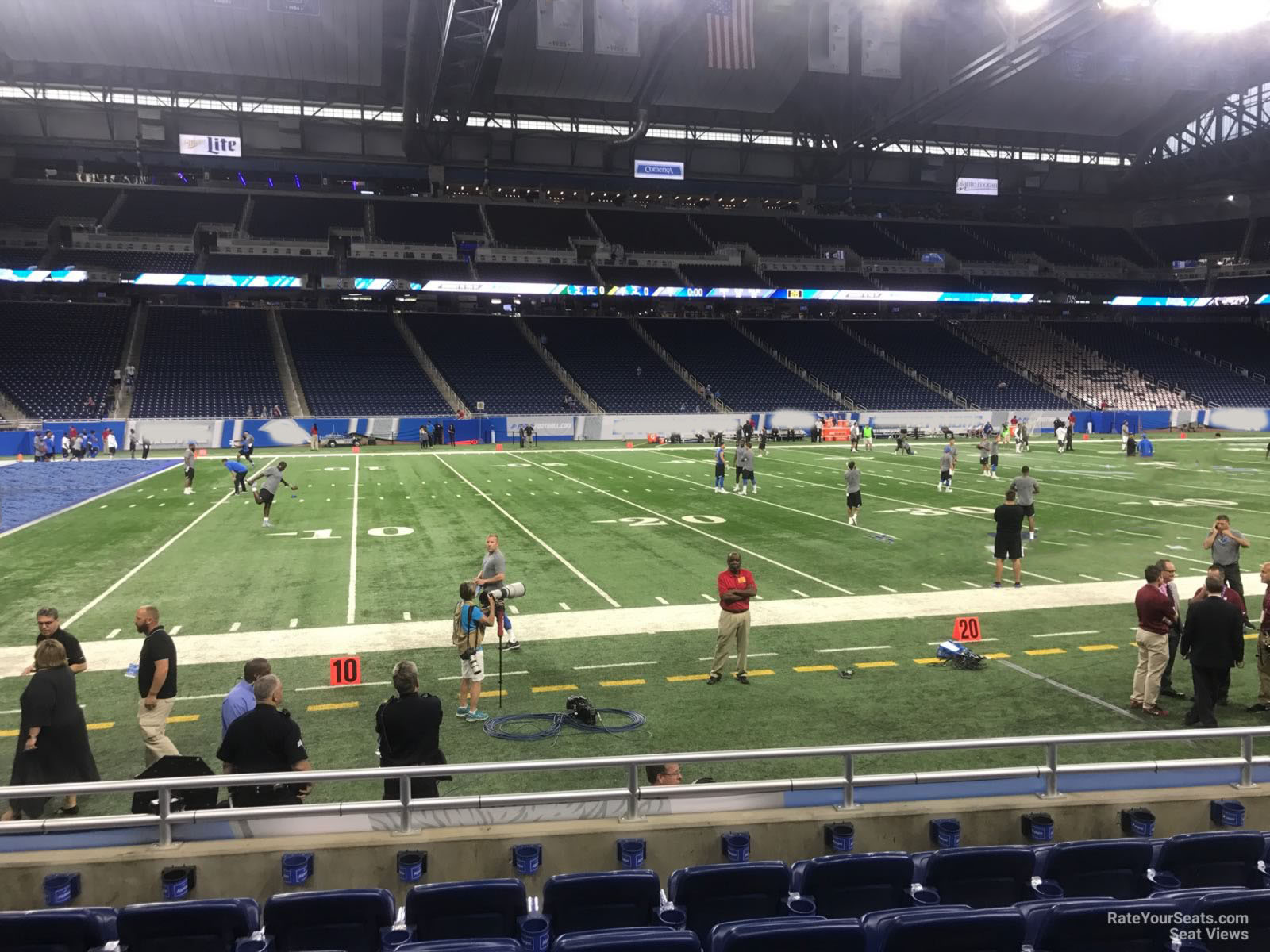 Section 108 at Ford Field 