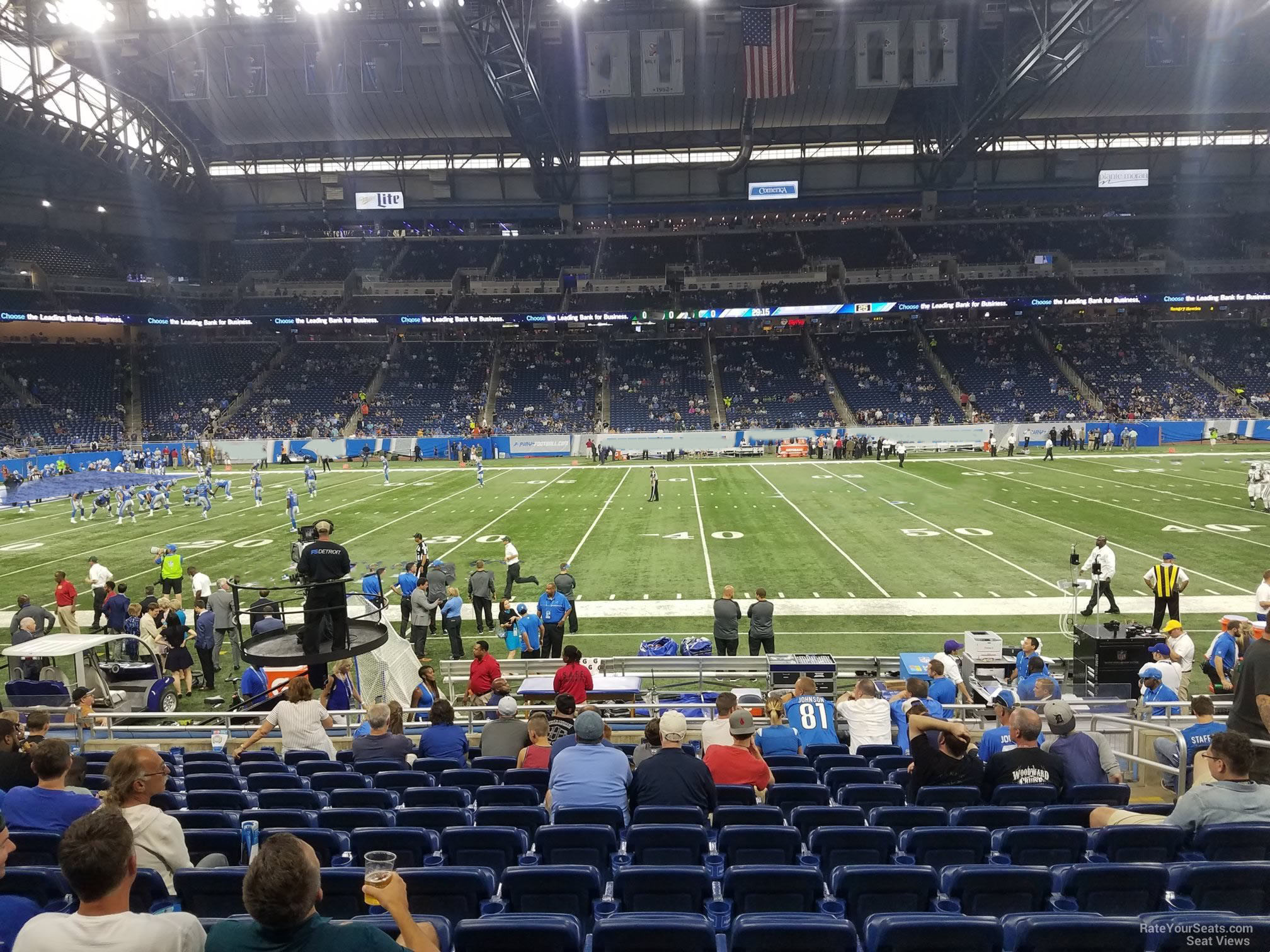 Ford Field Section 105 - Detroit Lions - RateYourSeats.com