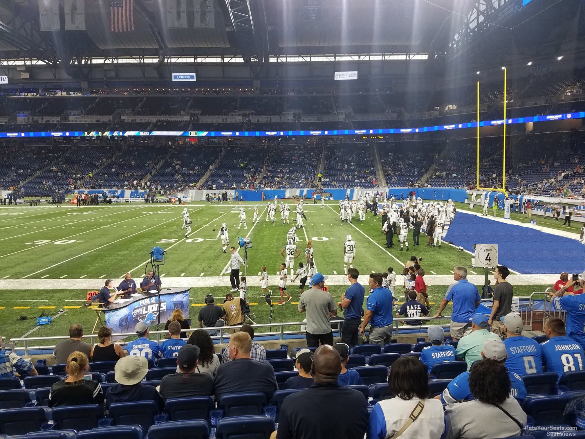 What should I be looking at cost wise for season tickets lower level  section 109? : r/detroitlions