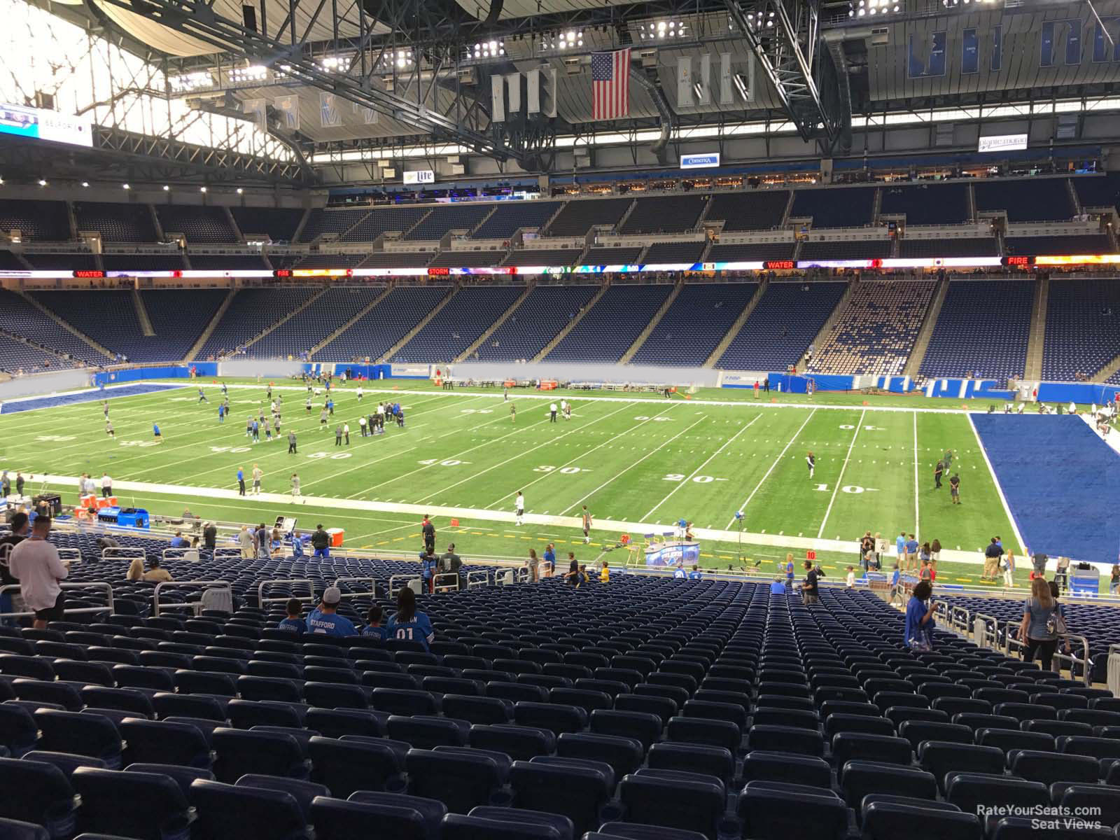 Section 109 at Ford Field 