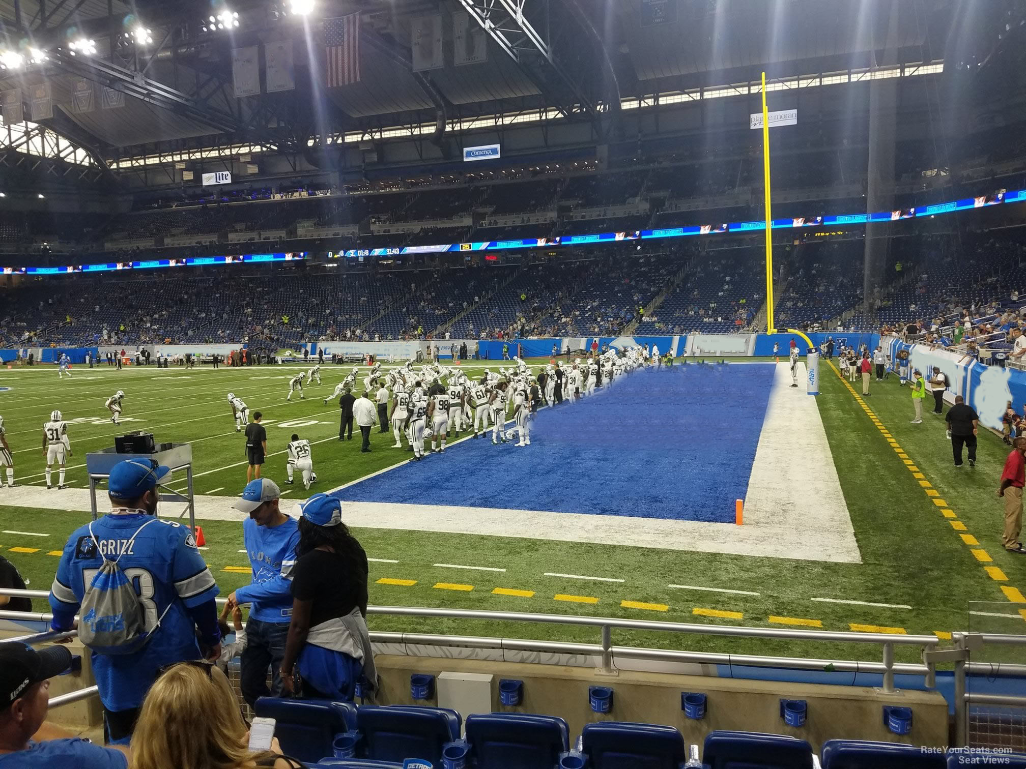 Detroit Lions Interactive Seating Chart with Seat Views