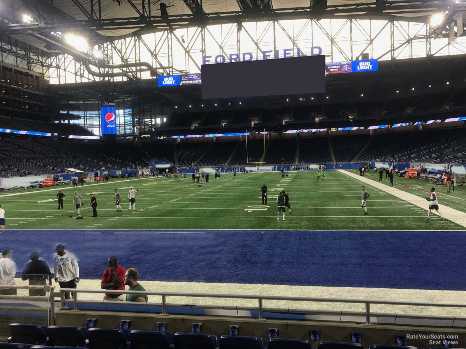 Section 128 at Ford Field 