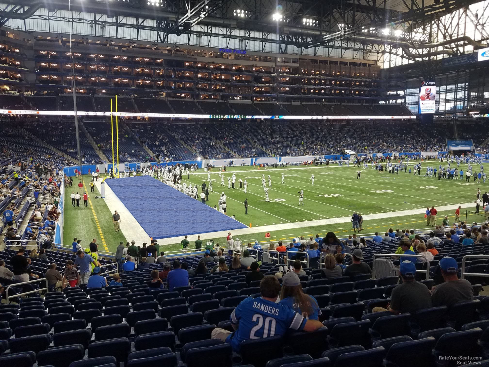 Ford Field Section 122 - Detroit Lions - RateYourSeats.com