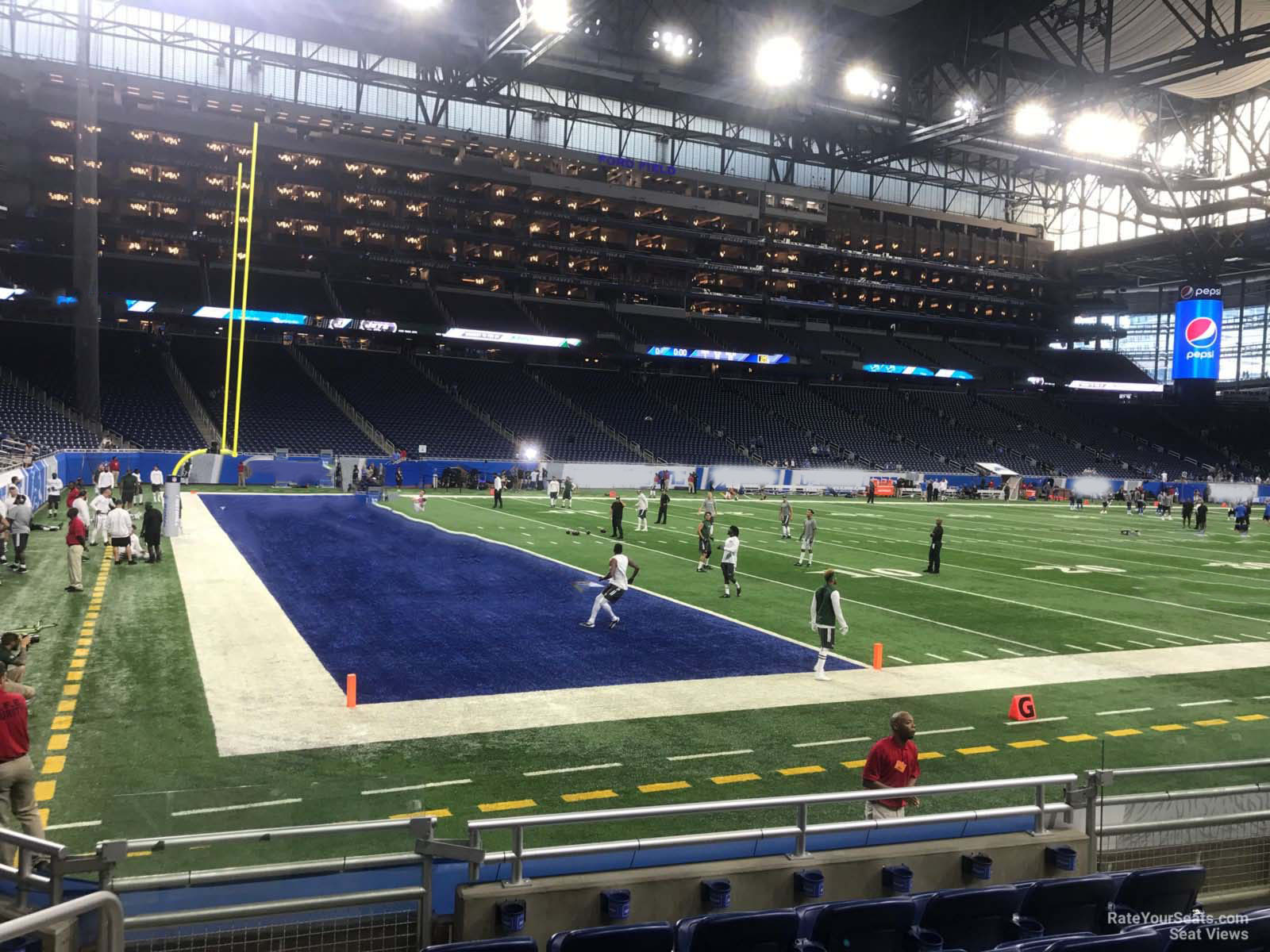 Ford Field, section 129, home of Detroit Lions, page 1