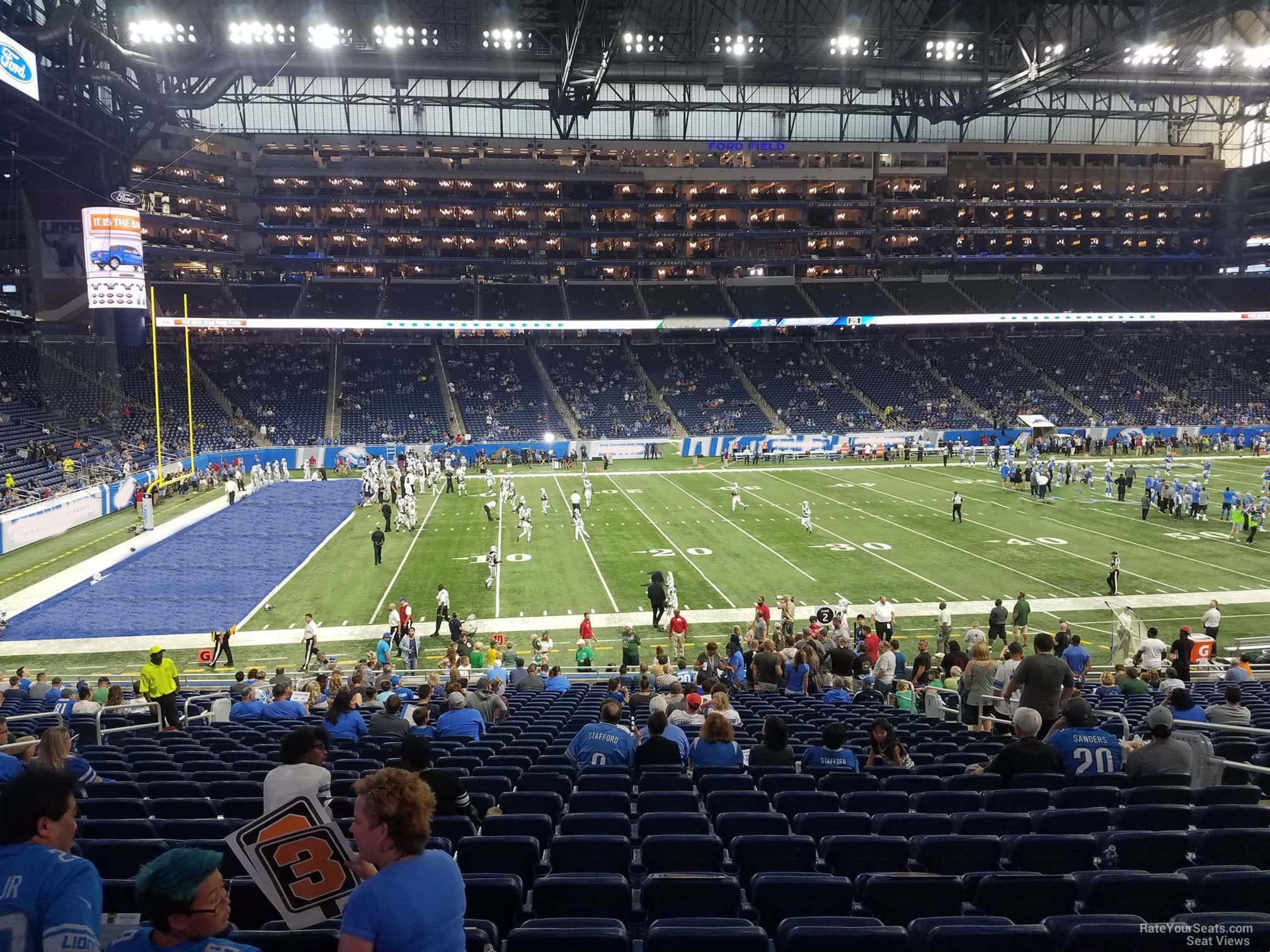 Ford Field Section 124 - Detroit Lions - RateYourSeats.com