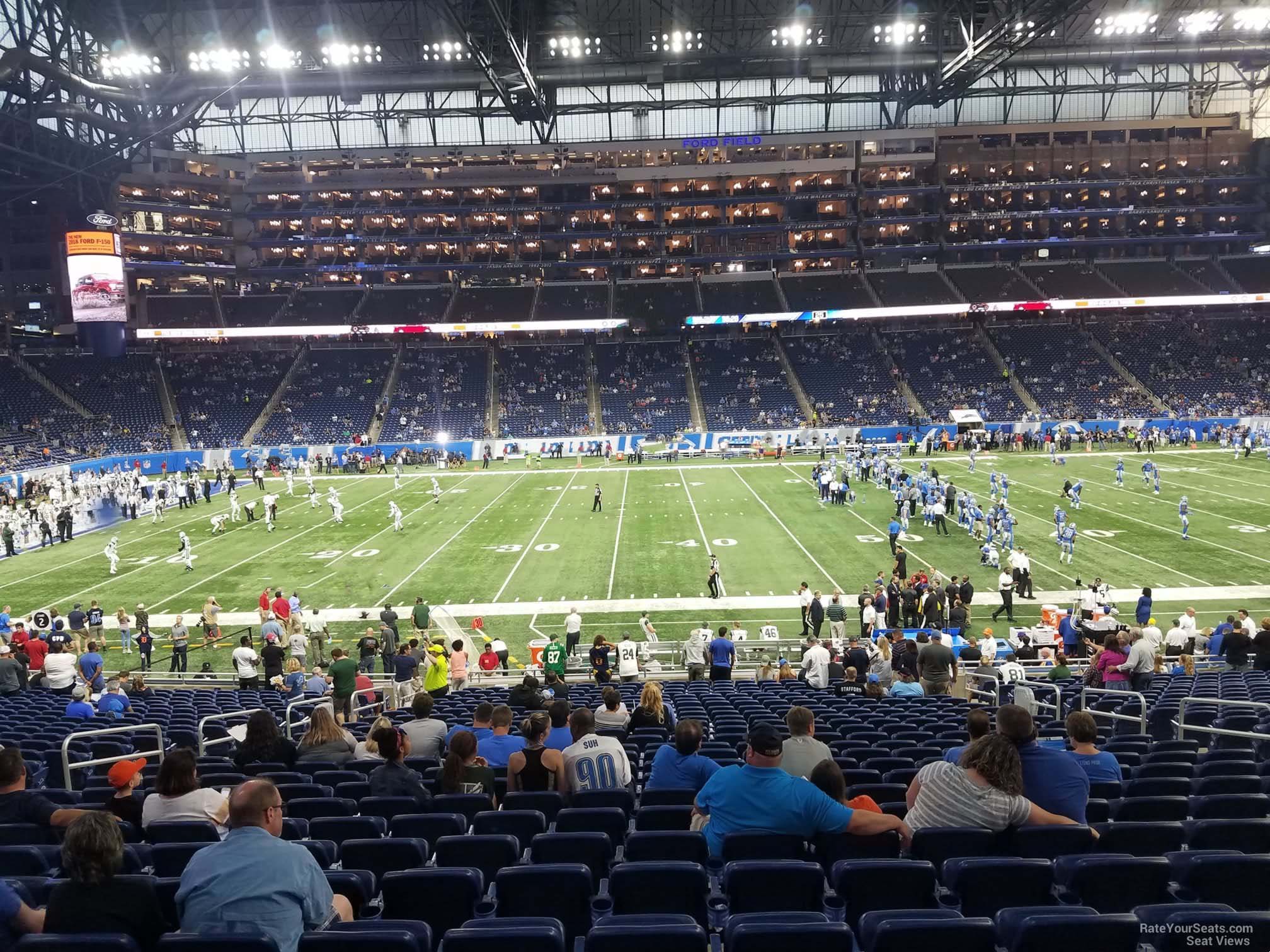 Ford Field Section 126 - Detroit Lions - RateYourSeats.com