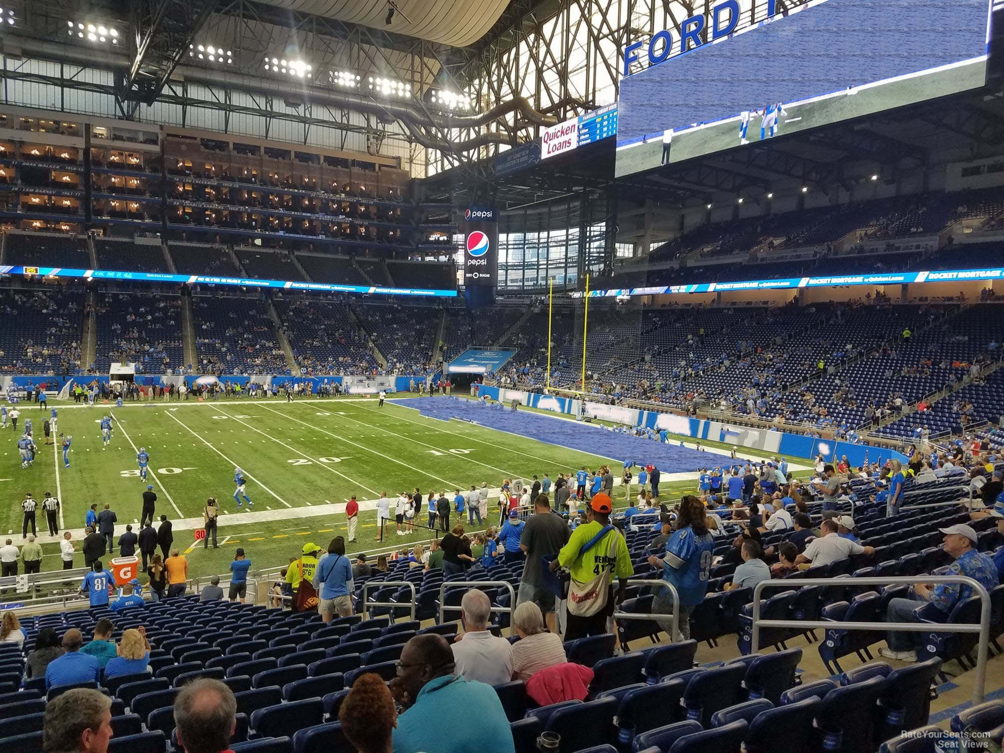 Here's what the Quicken Loans 'Dream Seats' at Detroit Lions' Ford Field  look like 