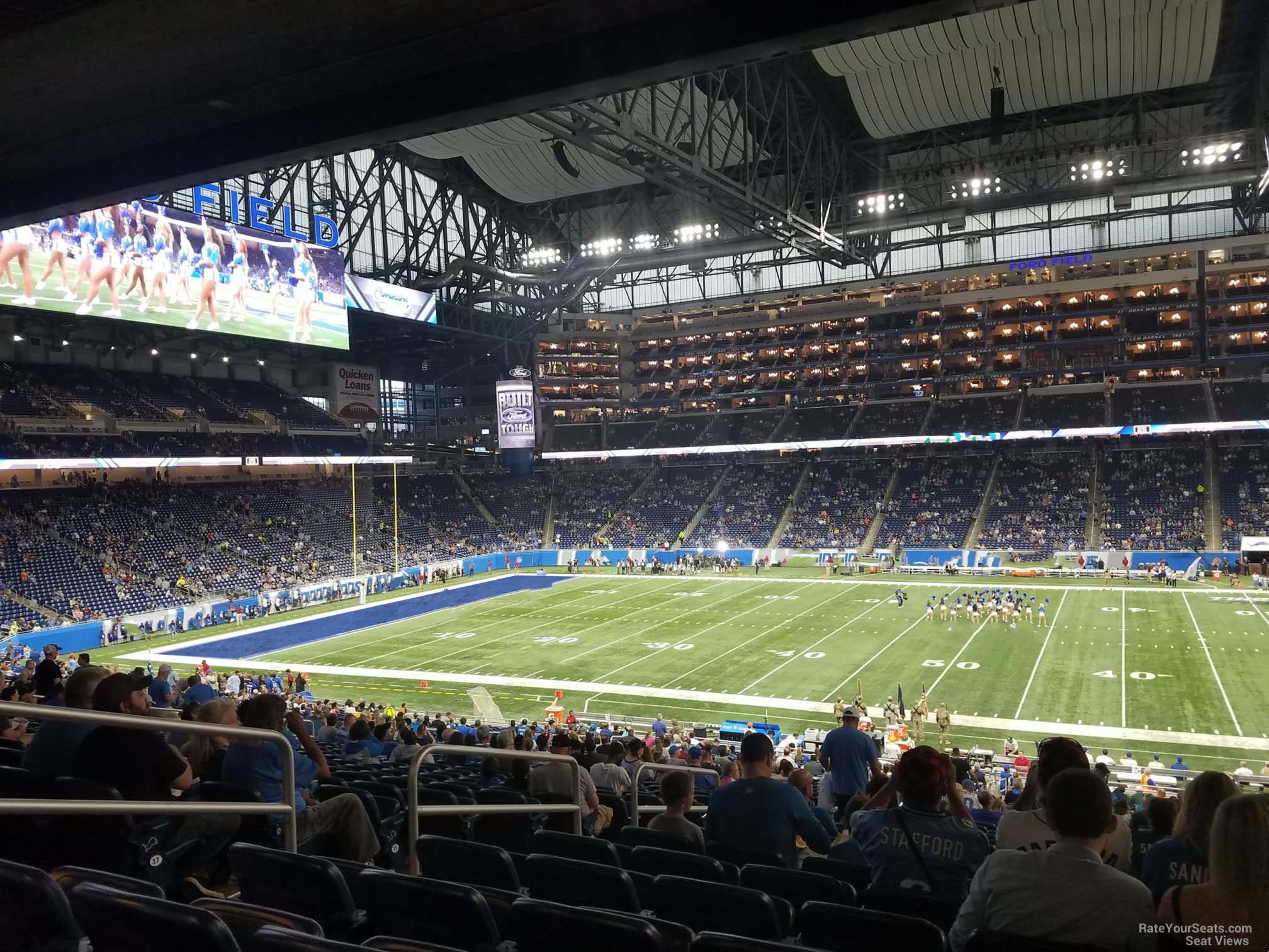 Ford Field, section 129, home of Detroit Lions, page 1