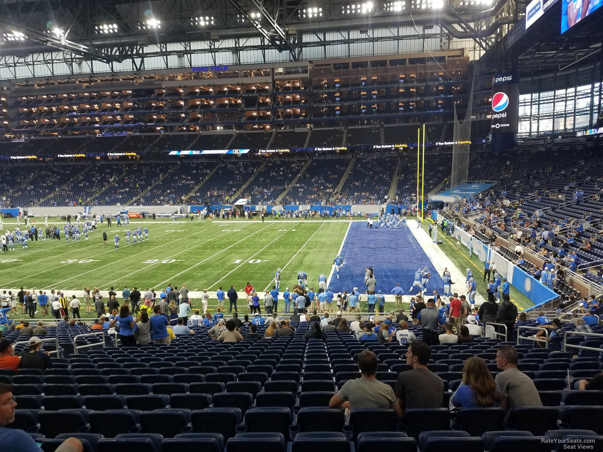 Ford Field Section 131 - Detroit Lions - RateYourSeats.com