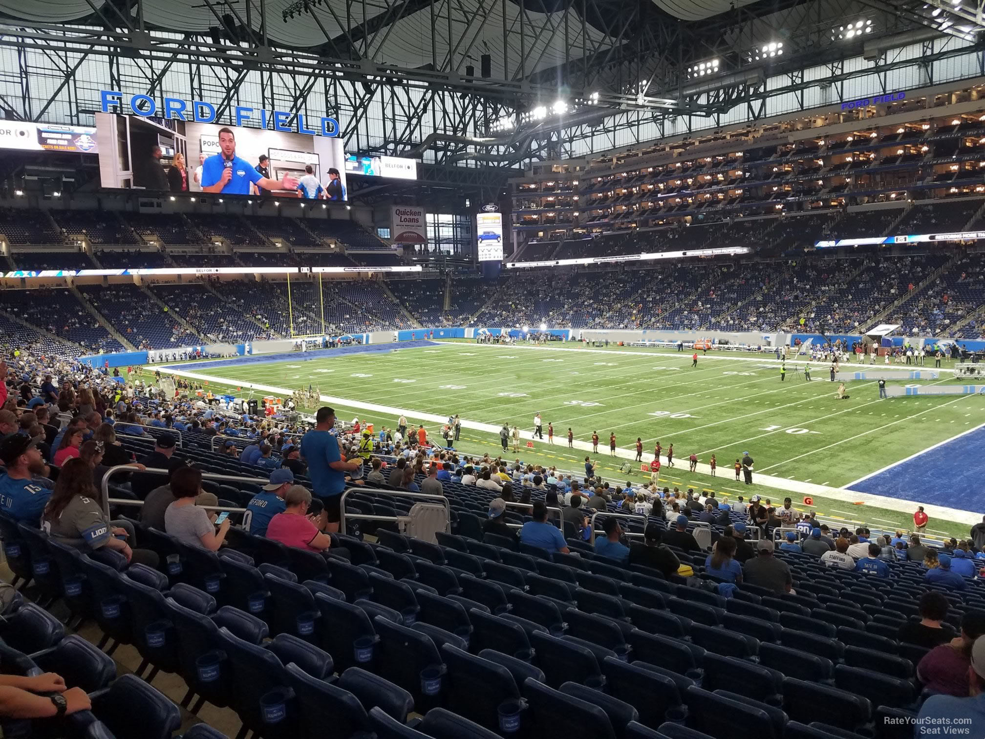 Here's what the Quicken Loans 'Dream Seats' at Detroit Lions' Ford Field  look like 