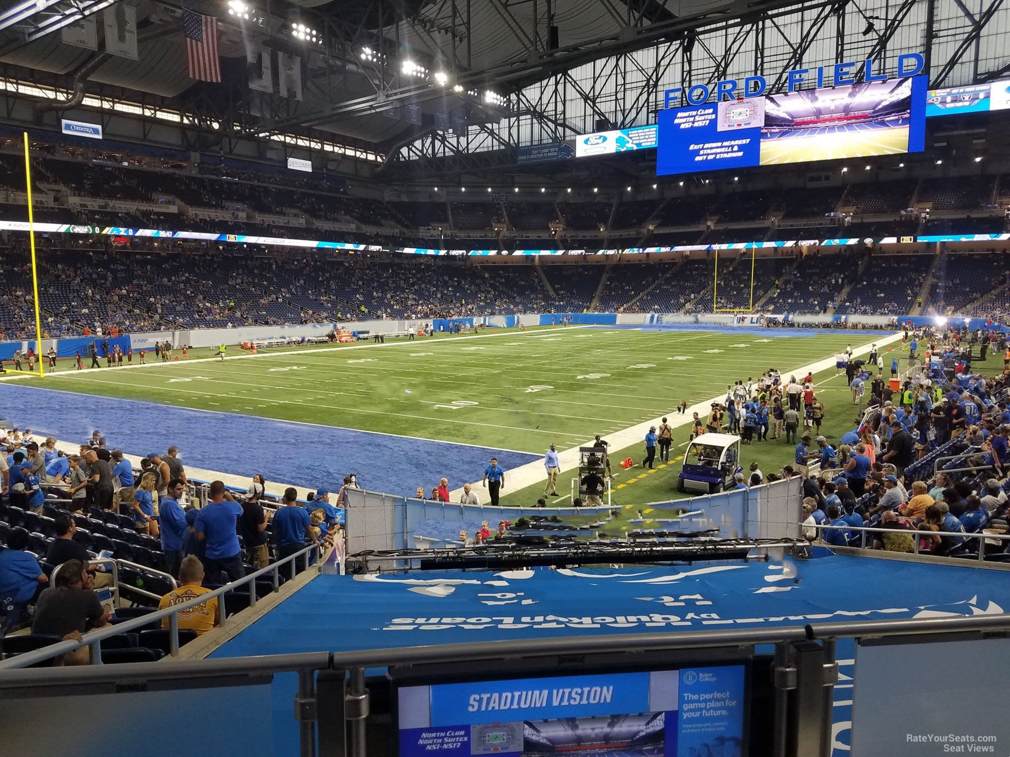 Here's what the Quicken Loans 'Dream Seats' at Detroit Lions' Ford Field  look like 