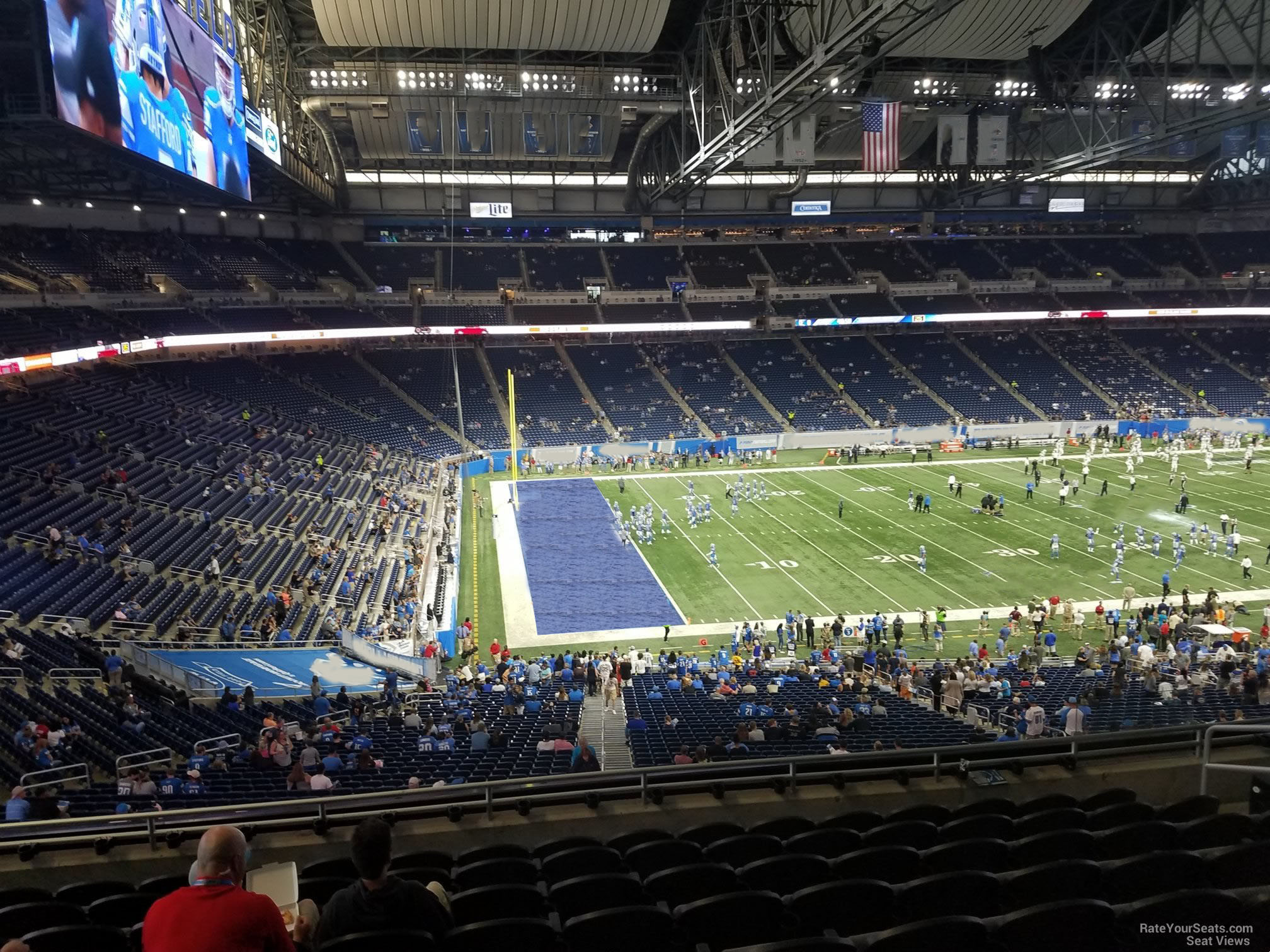 Section 202 at Ford Field - Detroit Lions - RateYourSeats.com