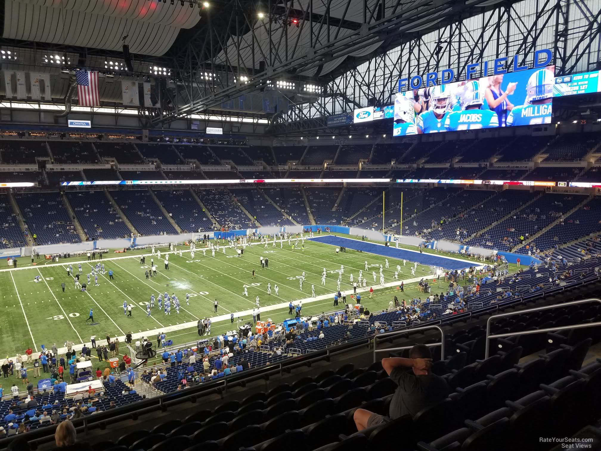 Ford Field Section 205 Detroit Lions
