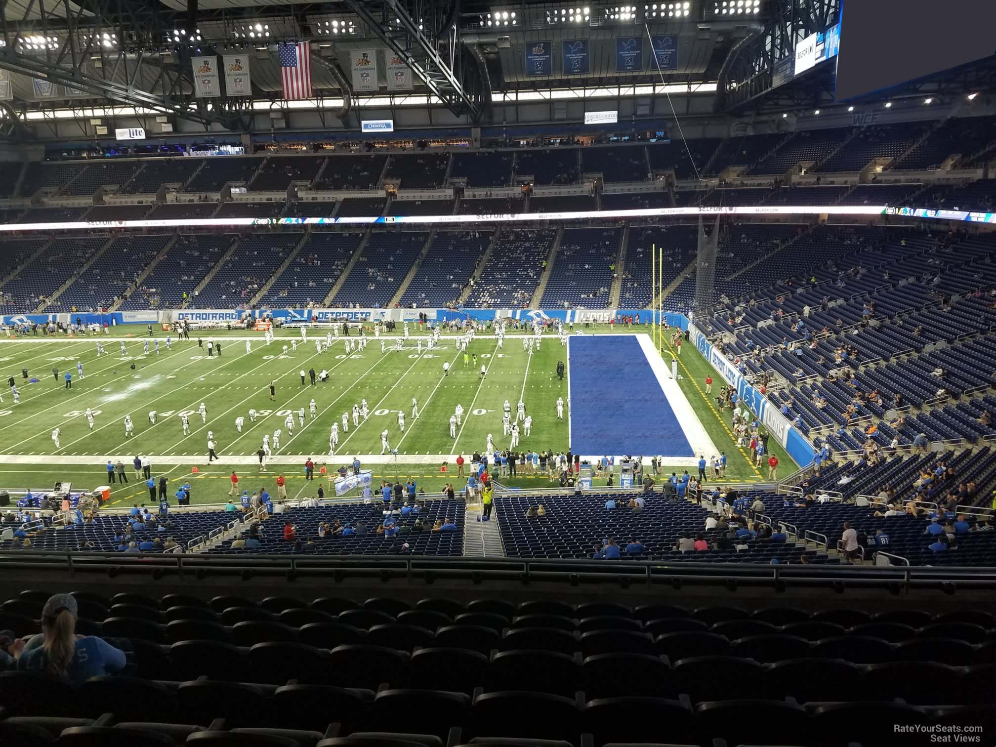 Section 211 at Ford Field Detroit Lions